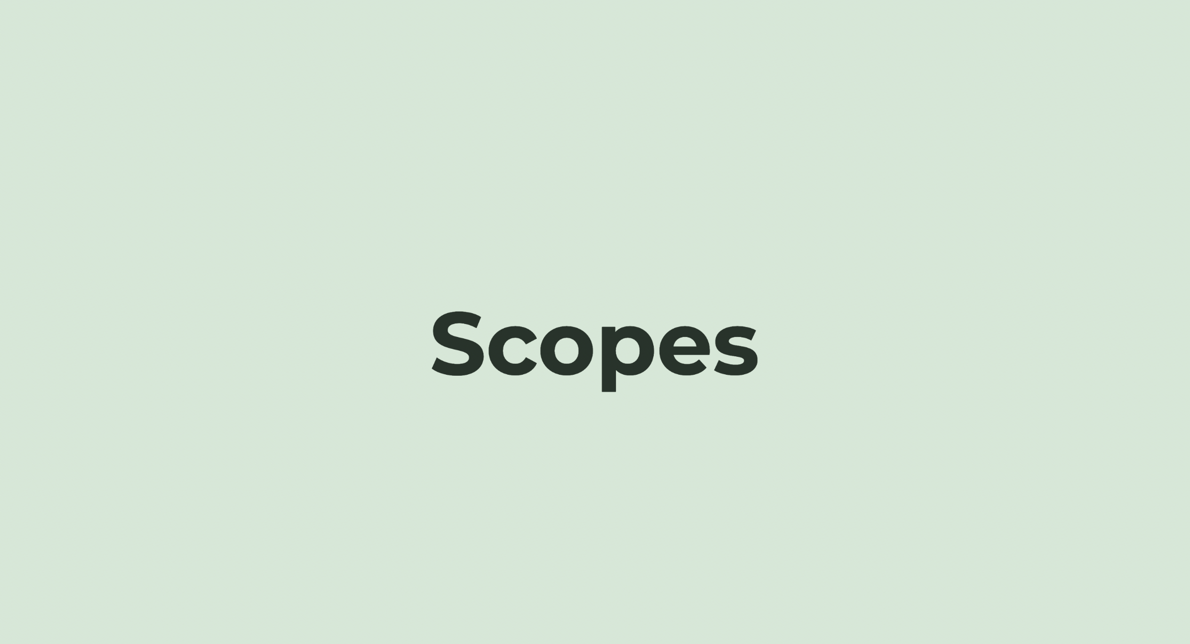 Scopes