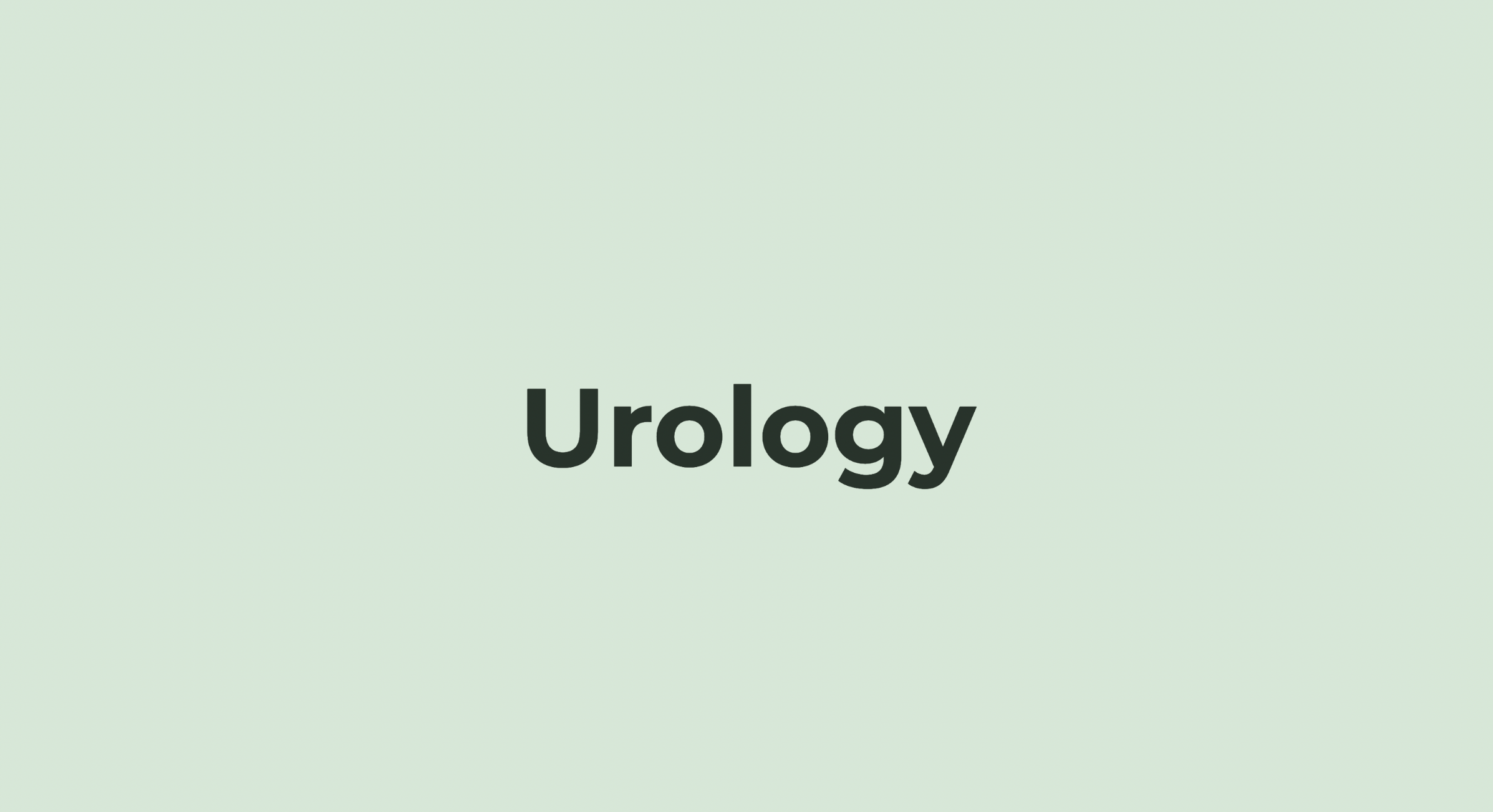 Urology