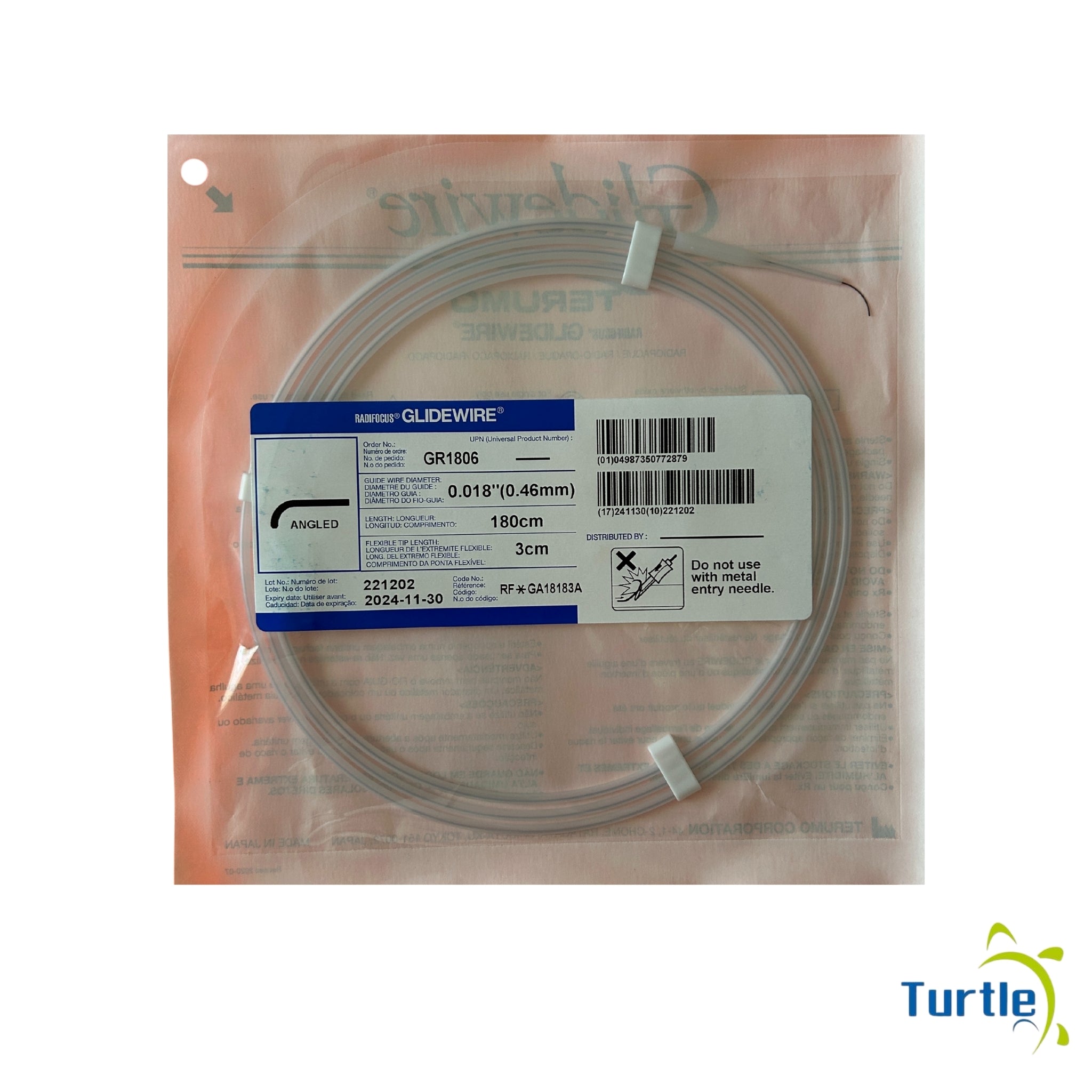 RADIOFOCUS GLIDEWIRE - GR1806, 0.018'', 180 cm, 3 cm - 2024-11-30