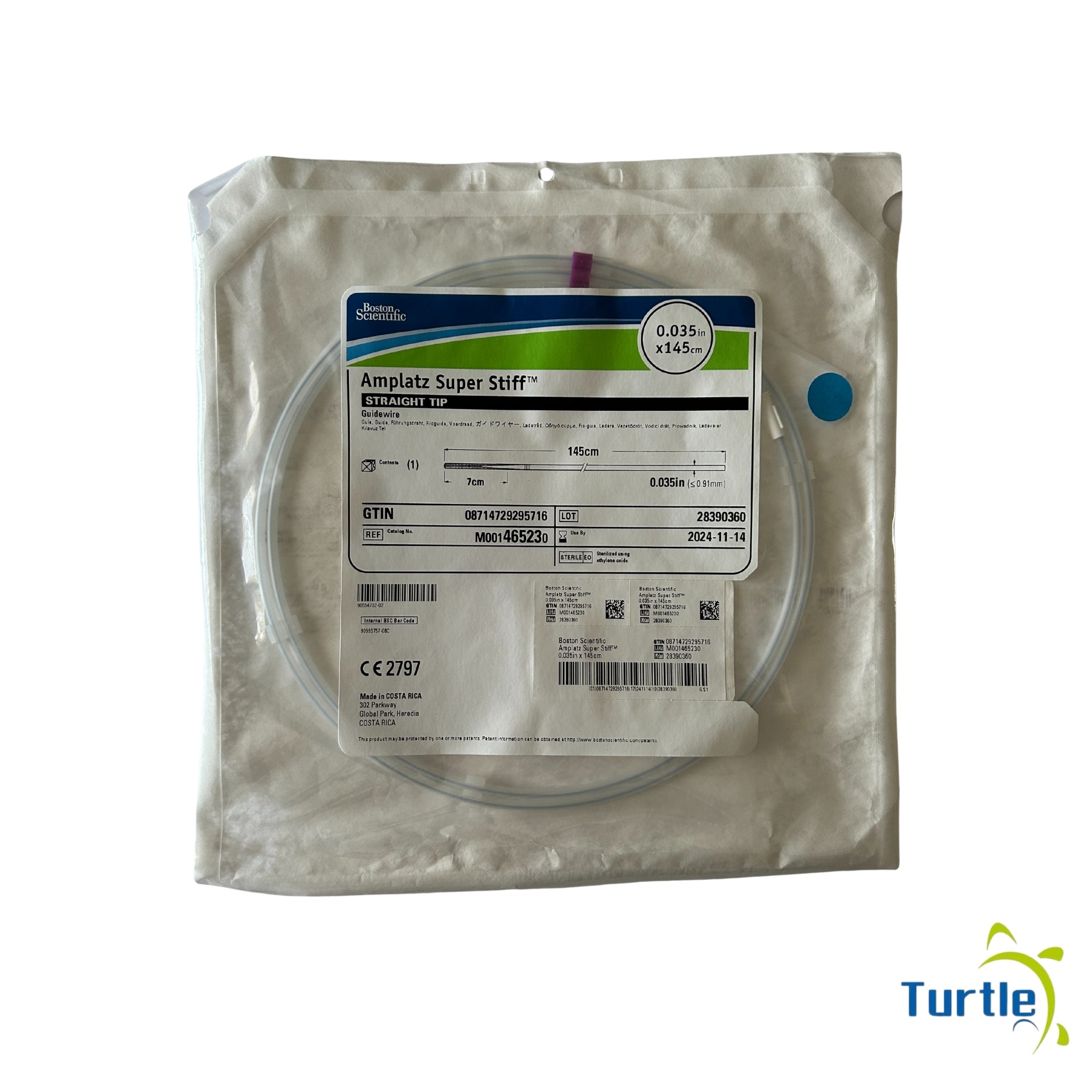 Boston Scientific Amplatz Super Stiff - STRAIGHT TIP - 0.035in x 145cm - 2024-11-14