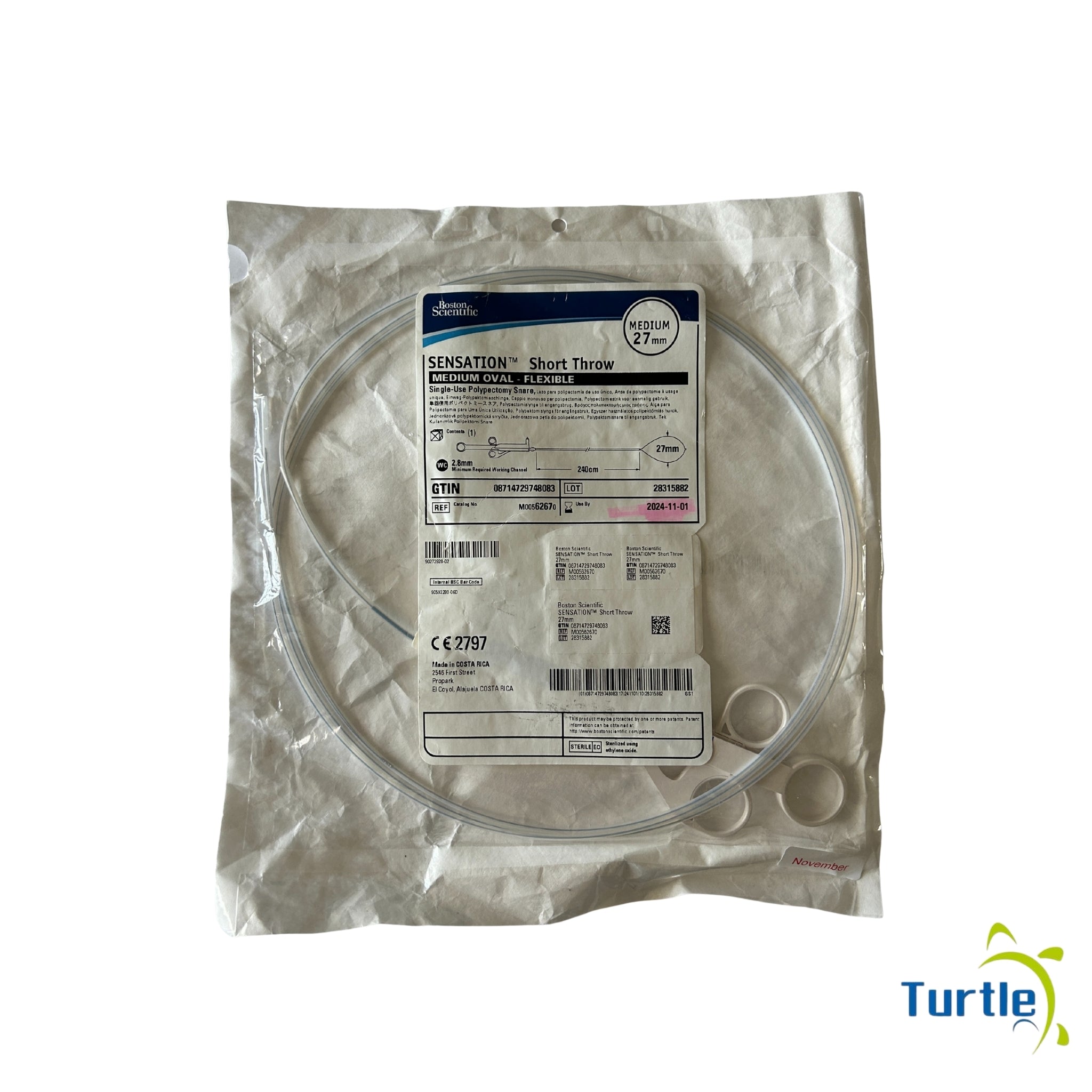 Boston Scientific Short Throw - MEDIUM OVAL - FLEXIBLE - Medium 27mm - 2024-11-01