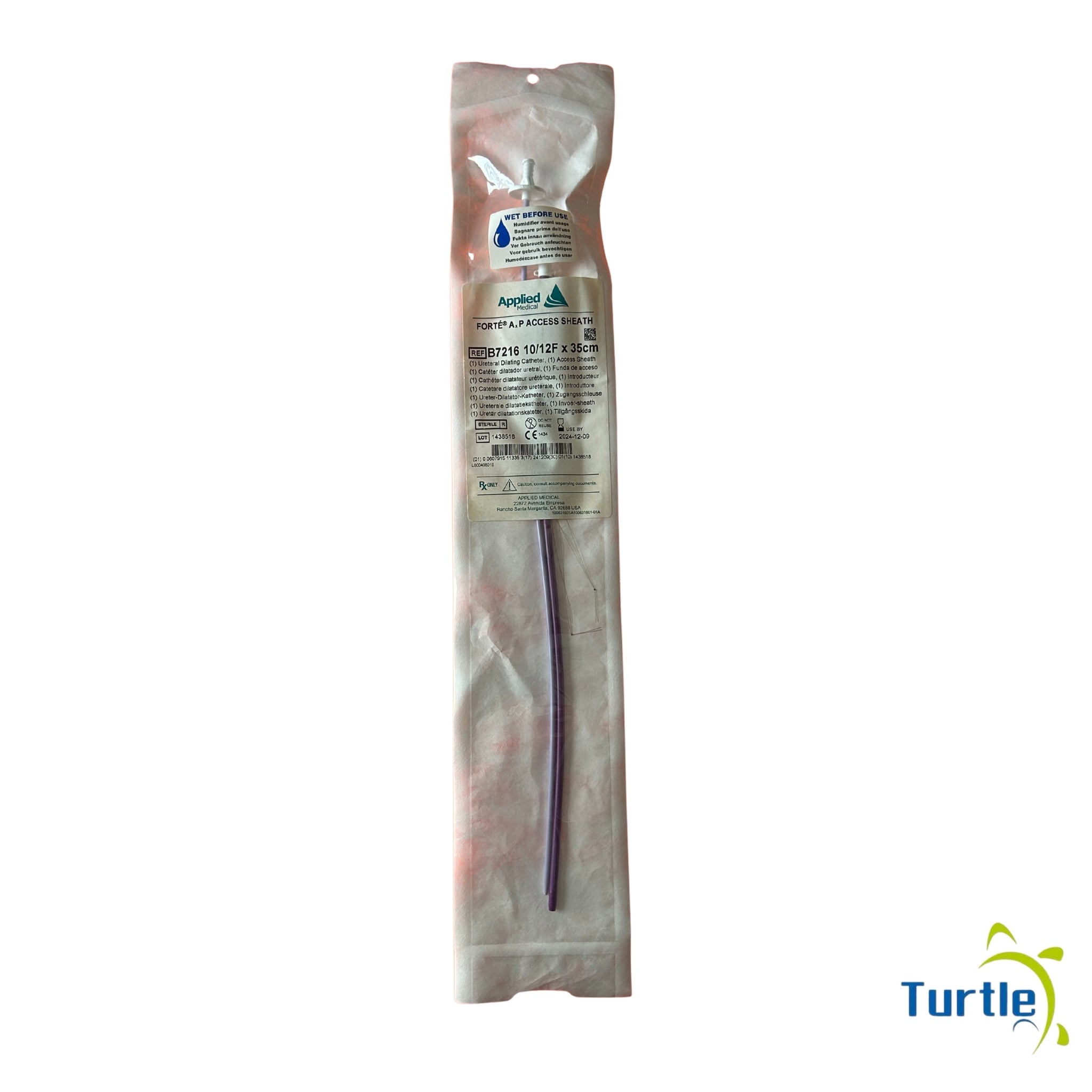 Applied Medical FORTE AxP ACCESS SHEALTH - Ureteral Dilating Catheter - B7216 10/12F x 35cm - 2024-12-09