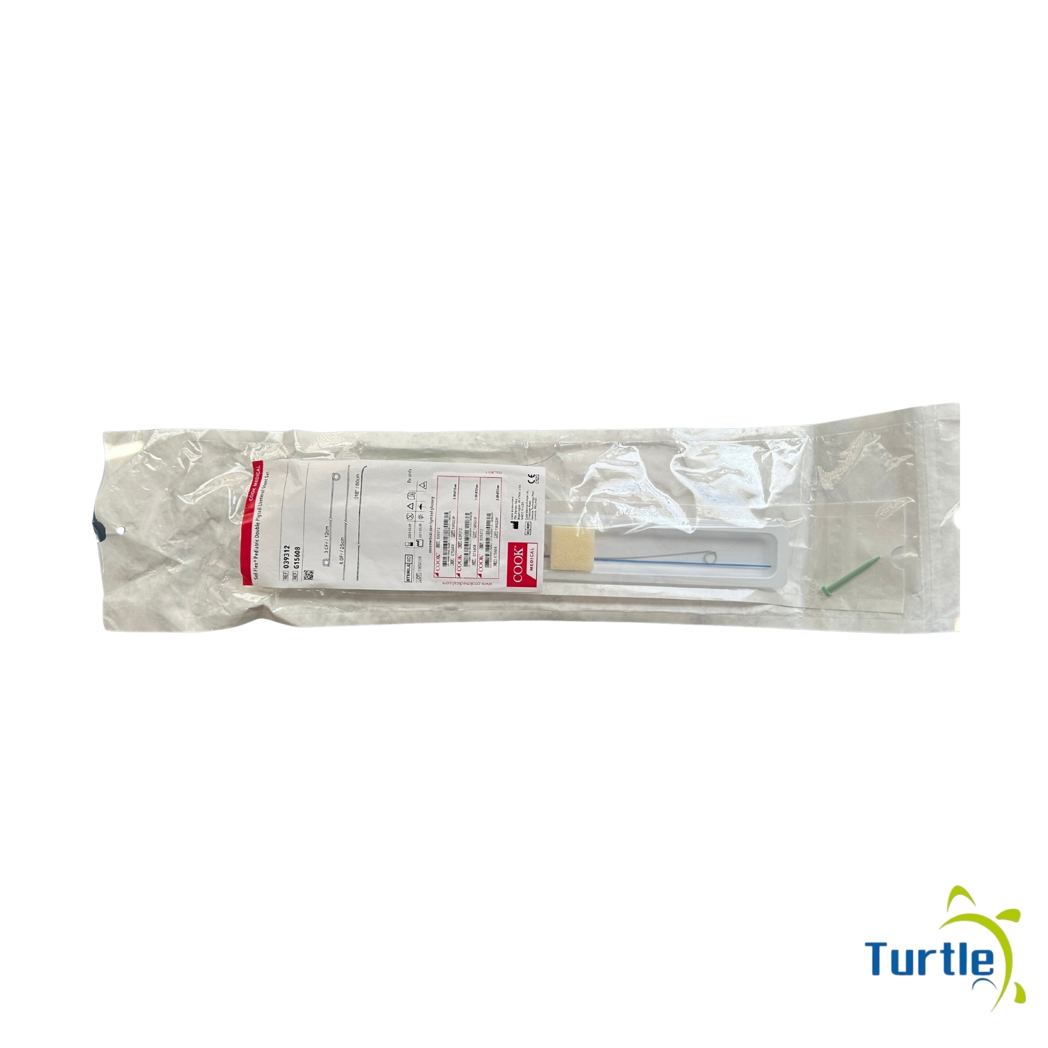 Cook Medical Sof-Flex Pediatric Double Pigtail Ureteral Stent Set - 3.0Fr / 12cm, 4.0Fr / 25cm, 018'' / 60cm - 2024-03-29