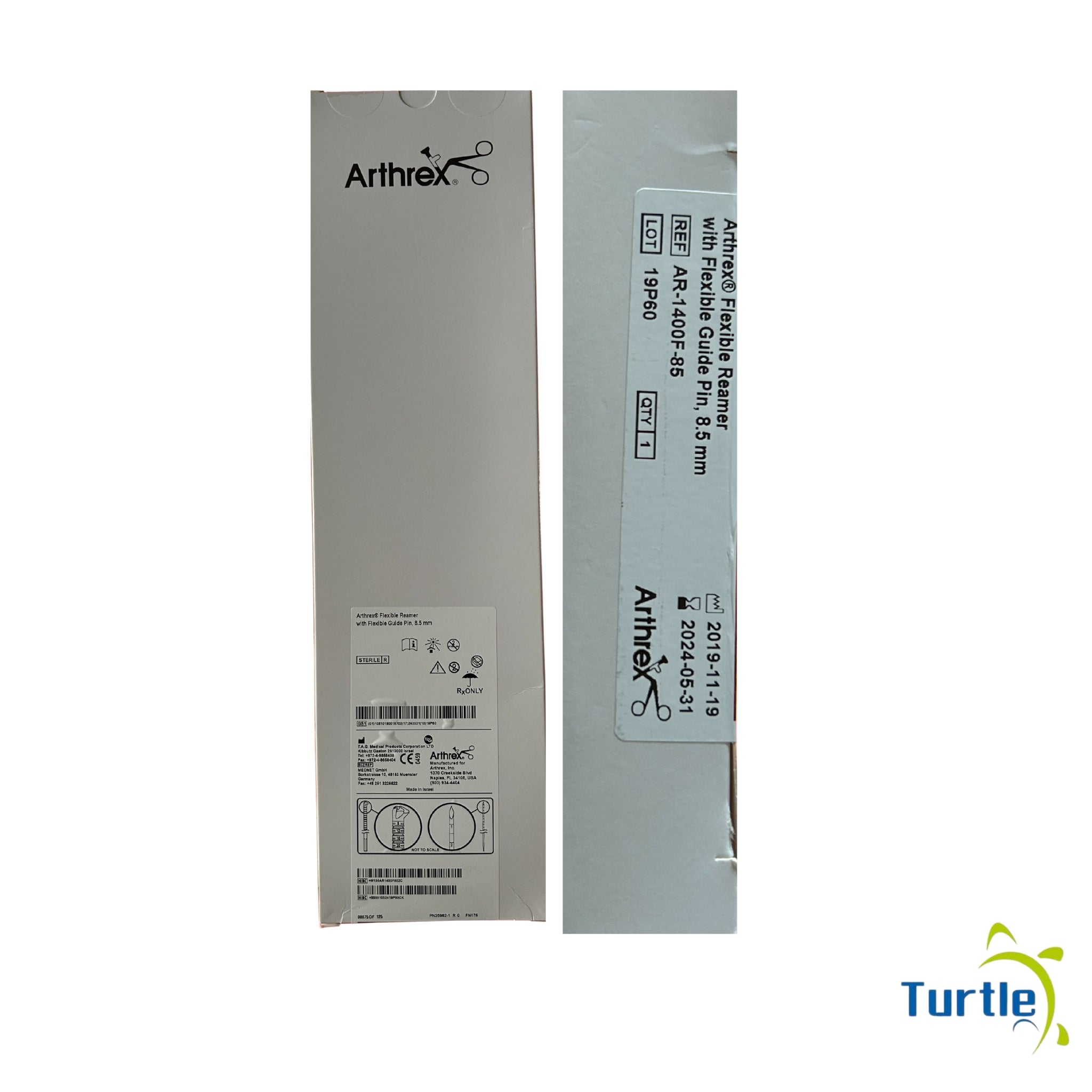 Arthrex Flexible Reamer with Flexible Guide Pin - 8.5 mm - 2024-05-31