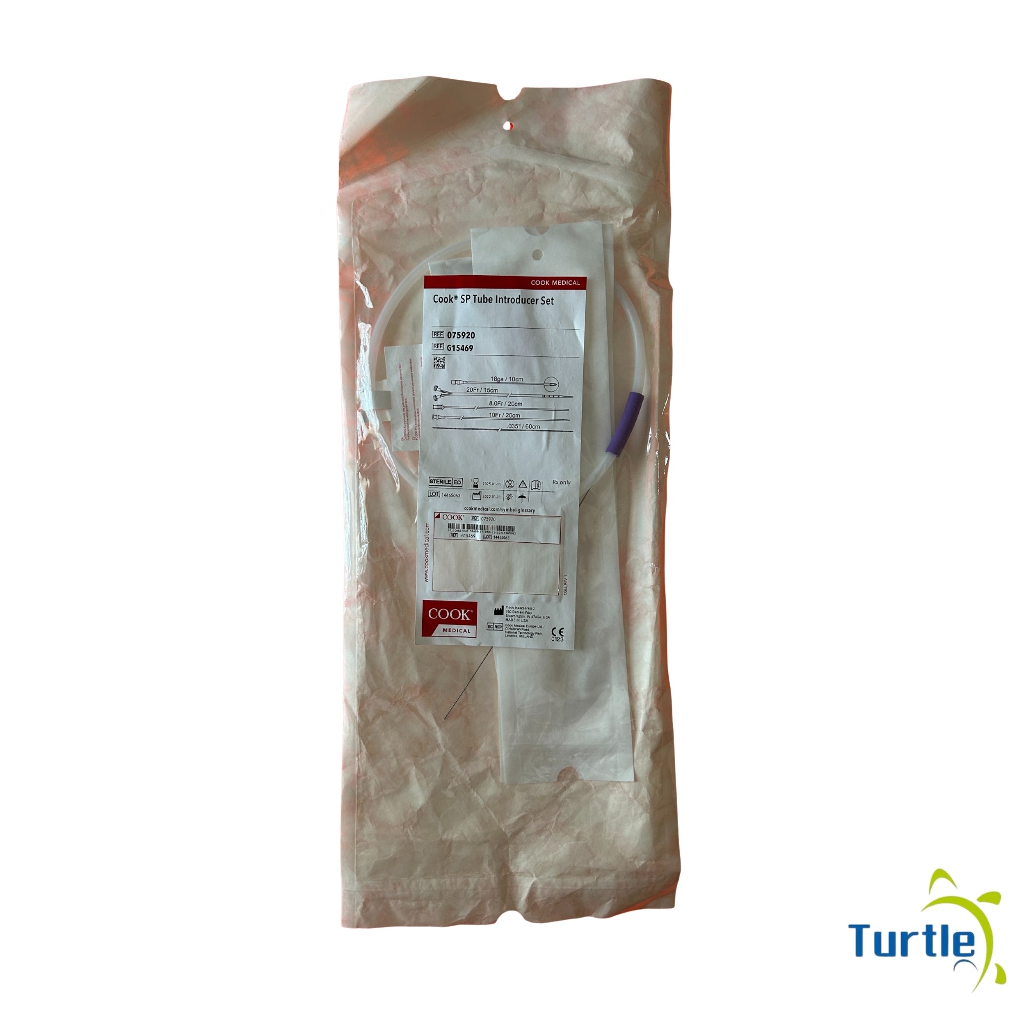 COOK MEDICAL Cook SP Tube Introducer Set - 18ga / 10cm, 20Fr / 15cm, 8.0Fr / 20cm, 10Fr / 20cm, .035'' / 60cm - 2025-01-11