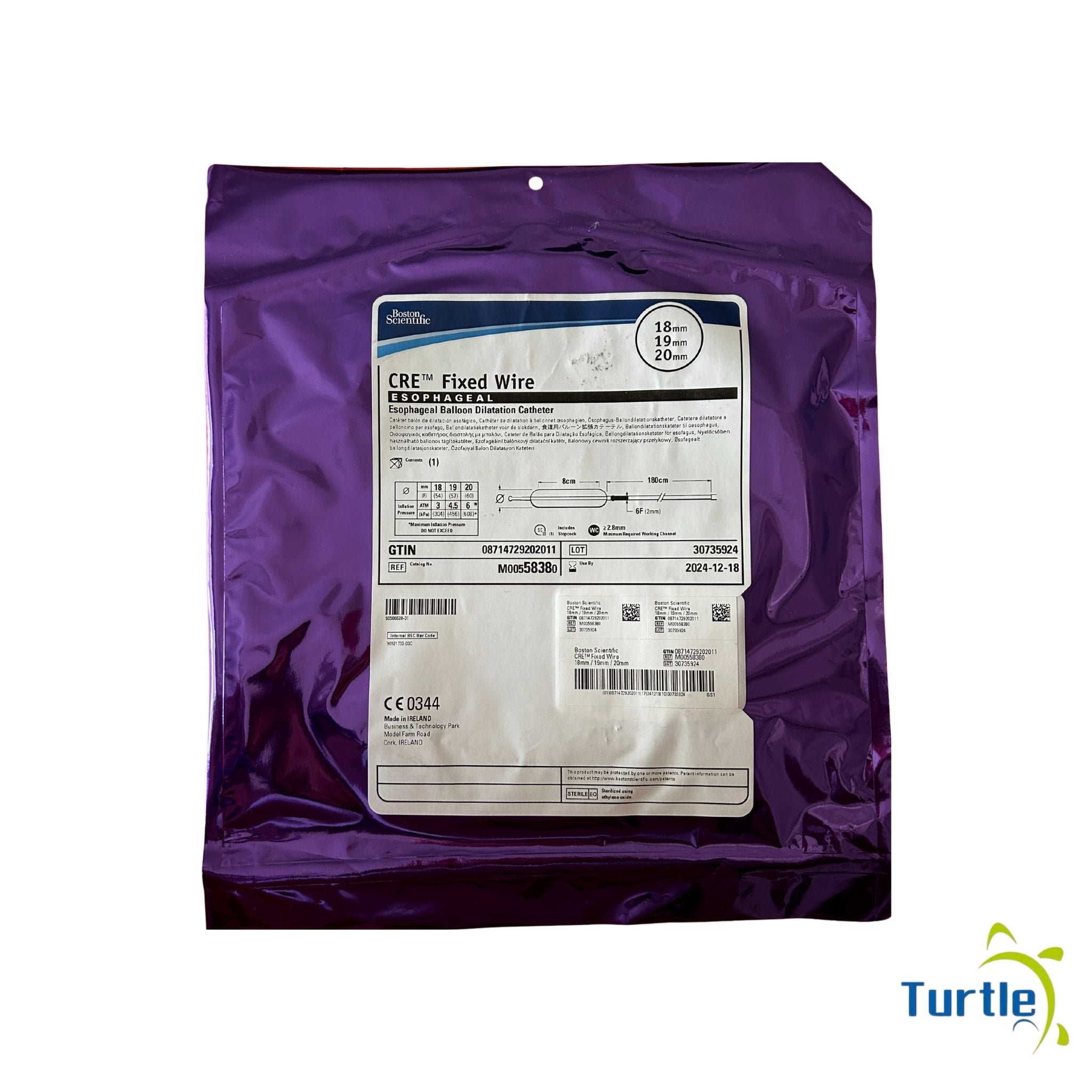 Boston Scientific CRE Fixed Wire - ESOPHAGEL - Esophagel Balloon Dilatation Catheter - 18mm 19mm 20mm - 2024-12-18