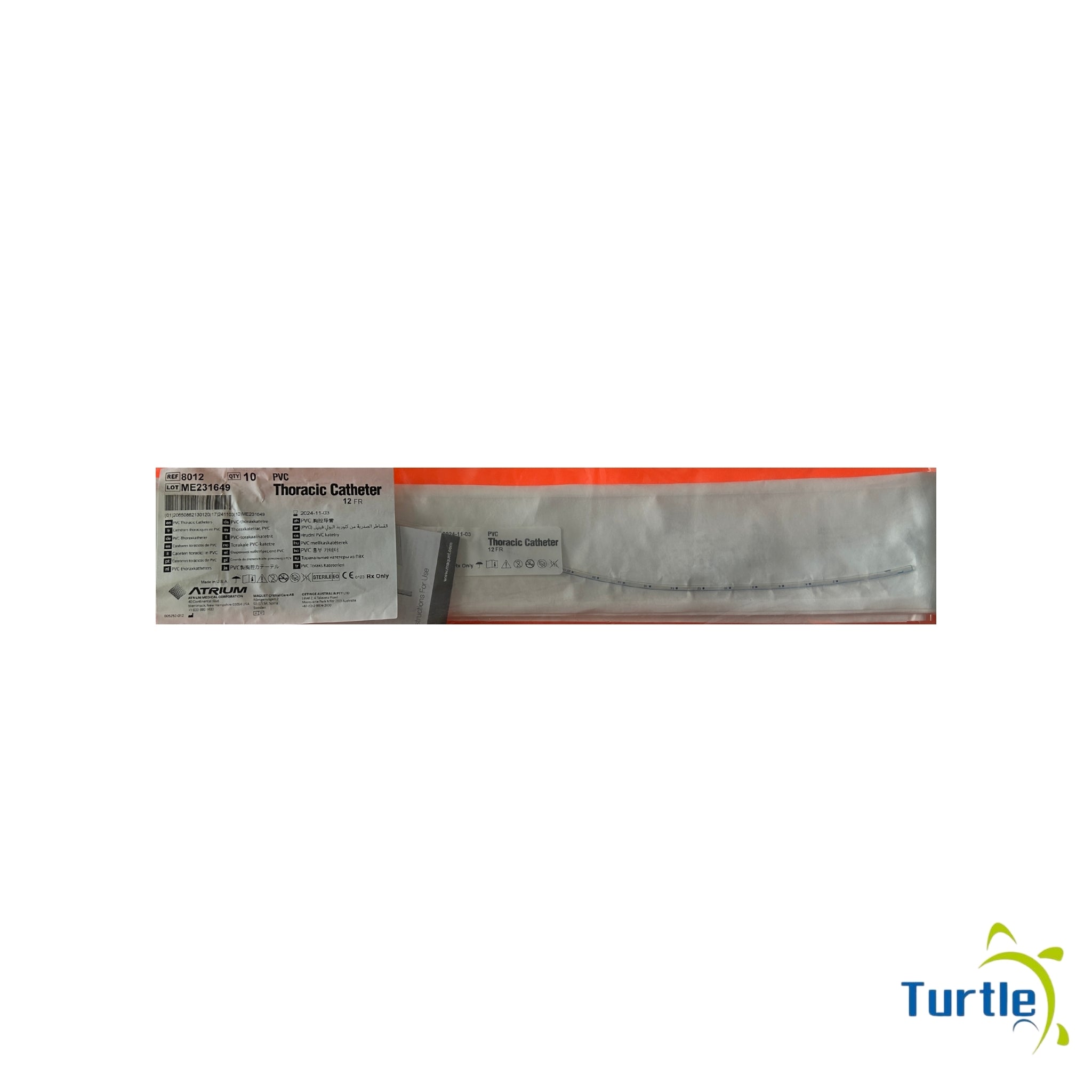 ATRIUM PVC Thoracic Catheter - 12 FR - - 2024-11-03