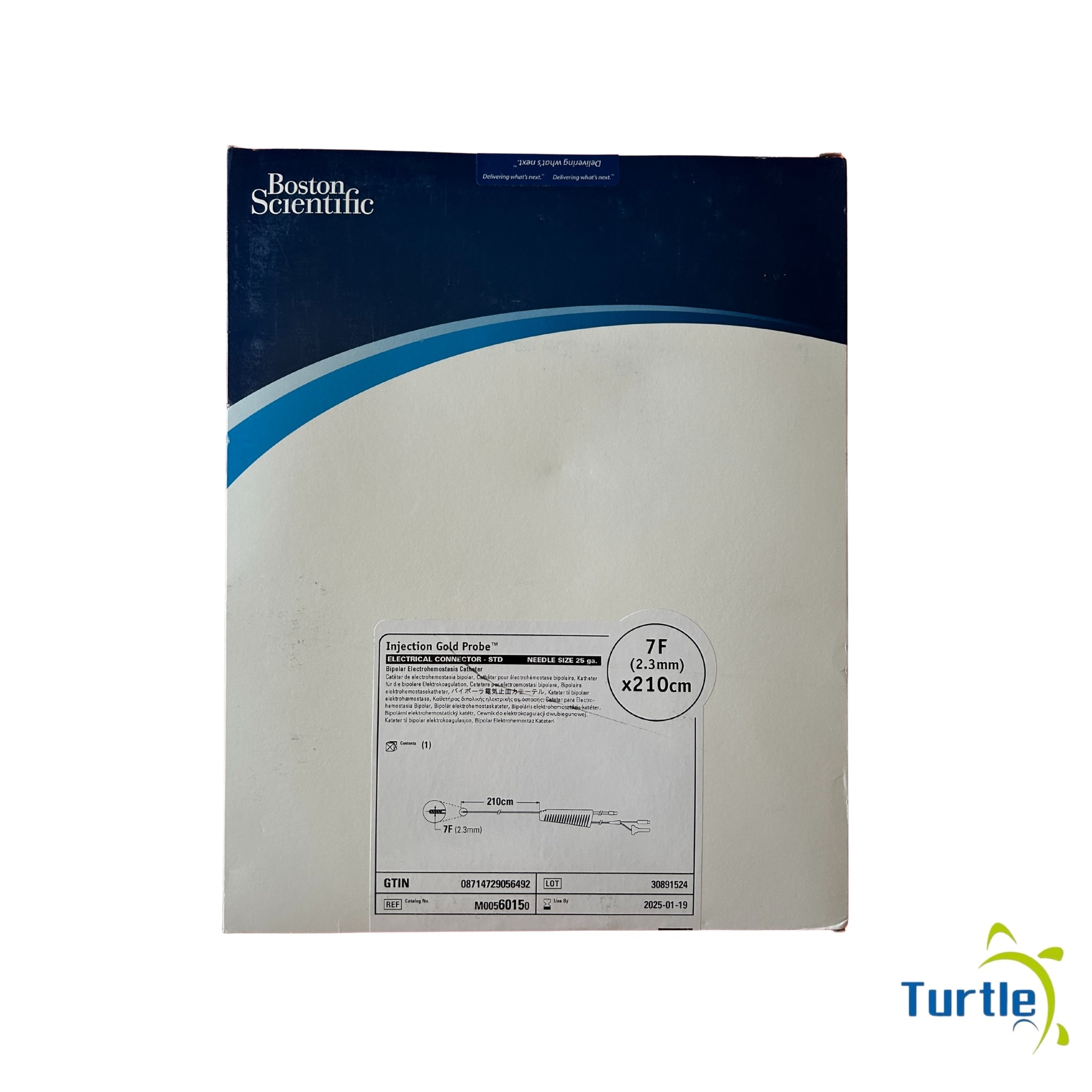 Boston Scientific Injection Gold Probe, ELECTRICAL CONNECTOR - STD, Needle Size 25ga. - 10F (3.3mm) x 210cm - 2024-11-21