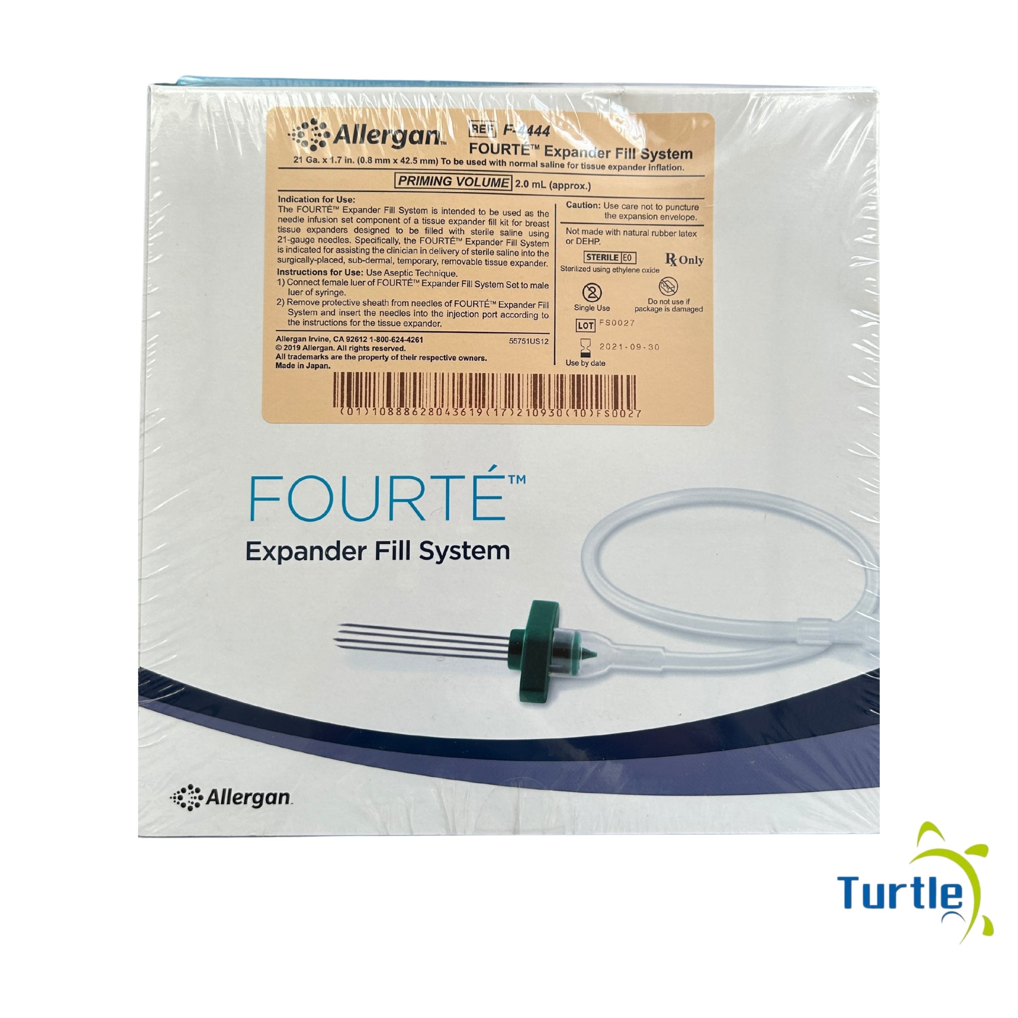 Allegran FOURTE TM Expander Fill System NATRELLE 133S 250CC - 2021-09-30