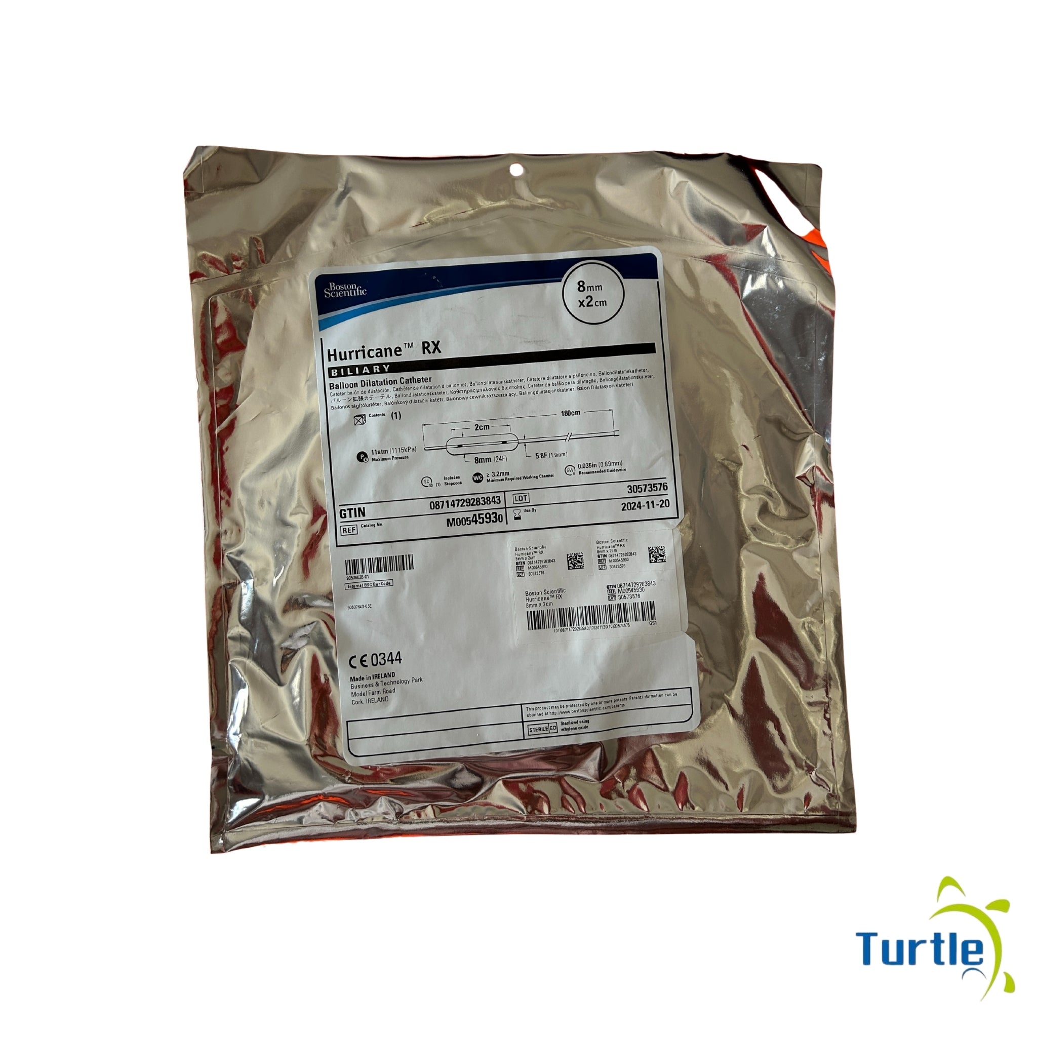 Boston Scientific Hurricane RX BILIARY, Balloon Dilatation Catheter - 8mm x2cm - 2024-11-20