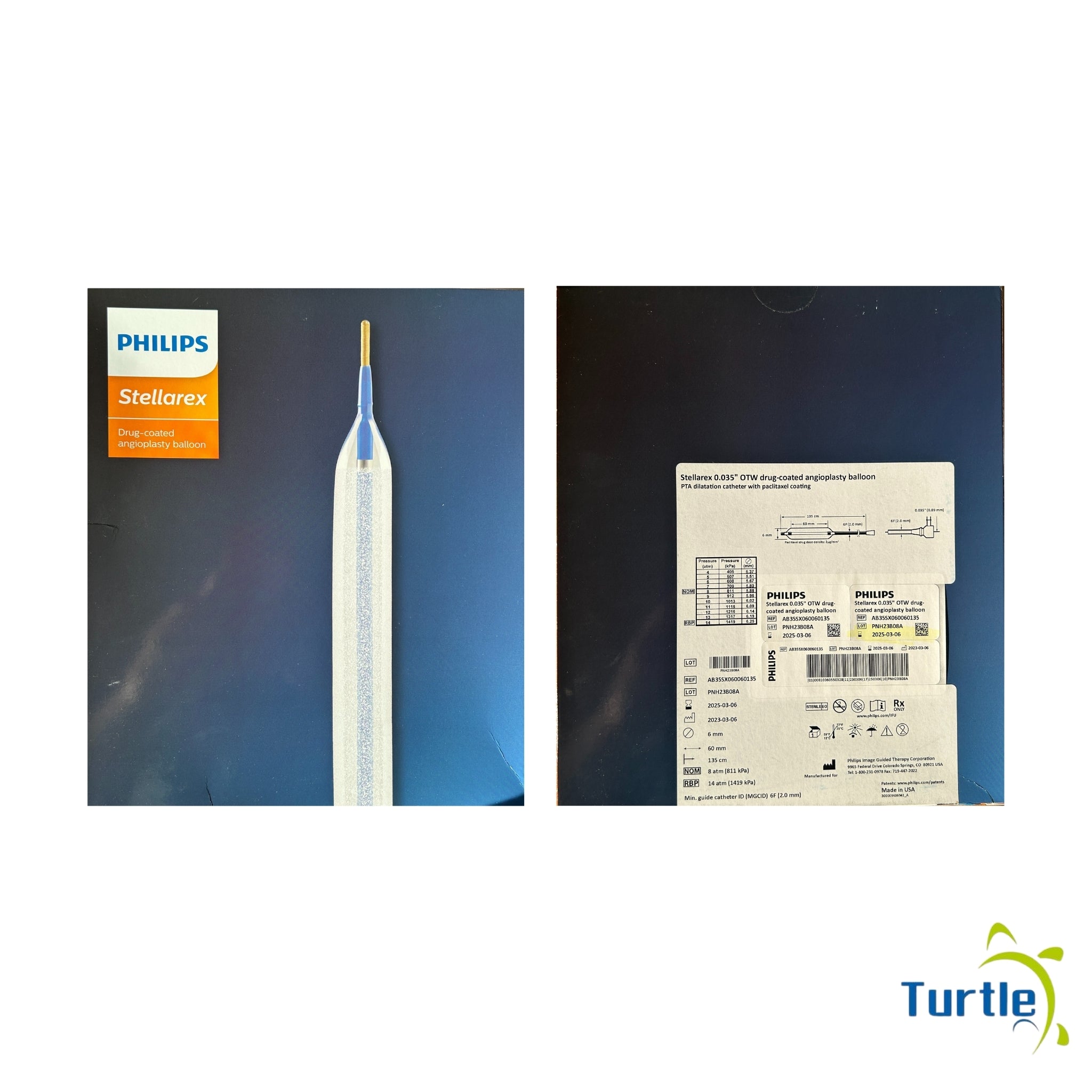 PHILIPS Stellarex 0.035'' Drug-coated angioplasty balloon - PTA dilatation catheter with paclitaxel coating - 2025-03-06