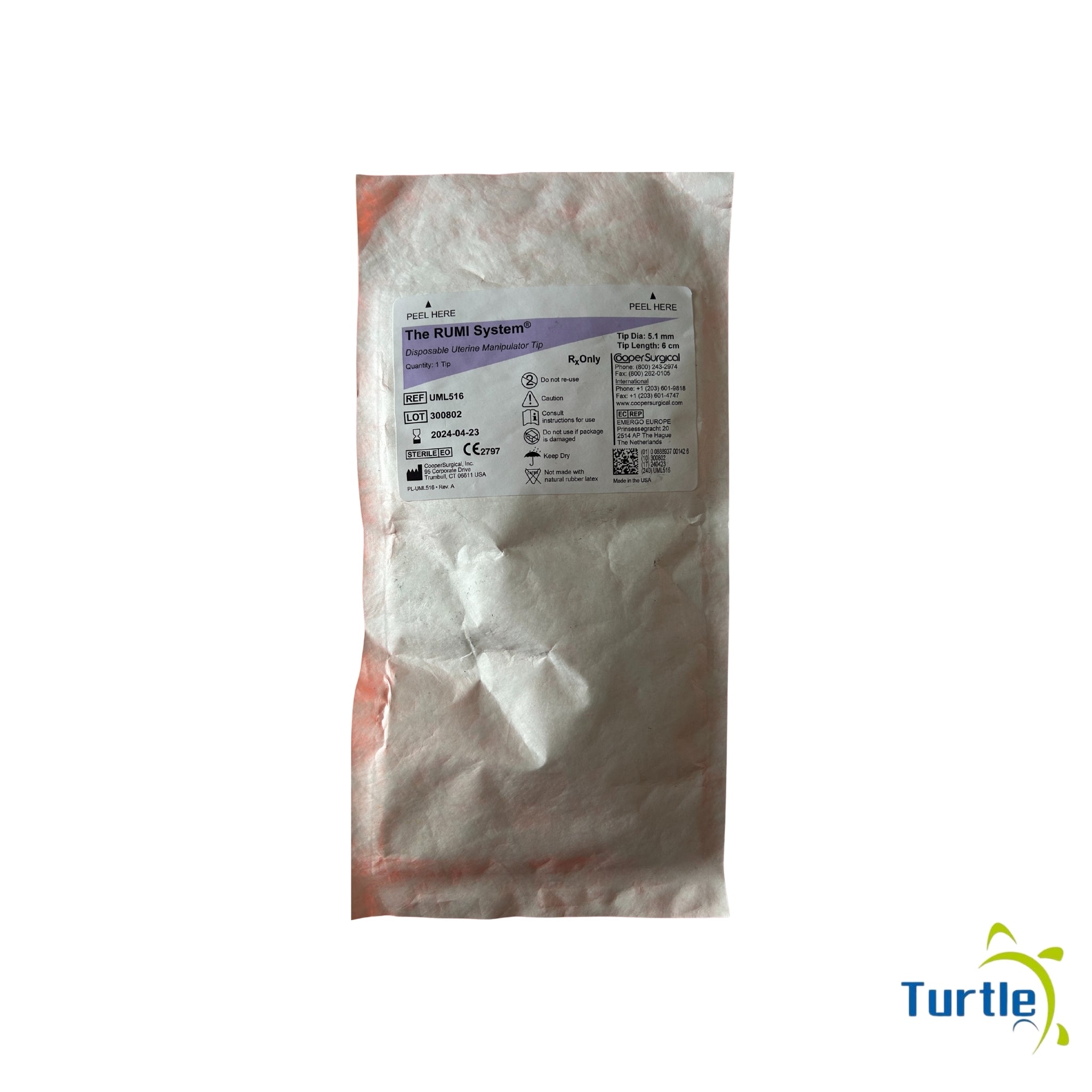 CooperSurgical The RUMI System Disposable Uterine Manipulator Tip - 5.1mm 6 cm - 2024-04-23