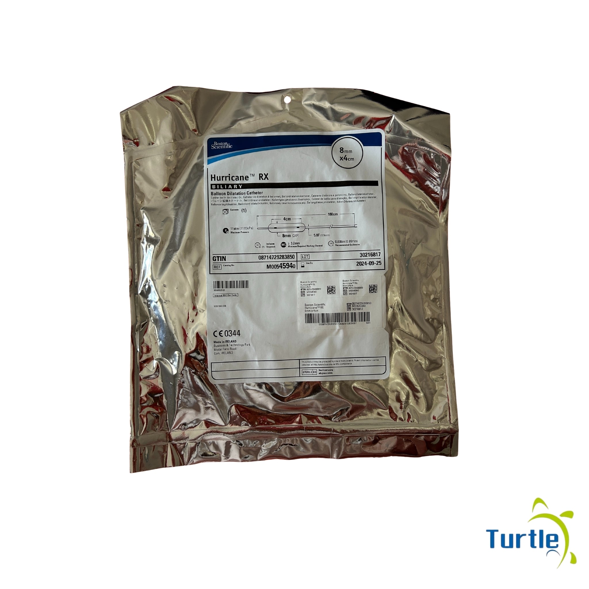 Boston Scientific Hurricane RX BILIARY, Balloon Dilatation Catheter - 8mm x4cm - 2024-09-25