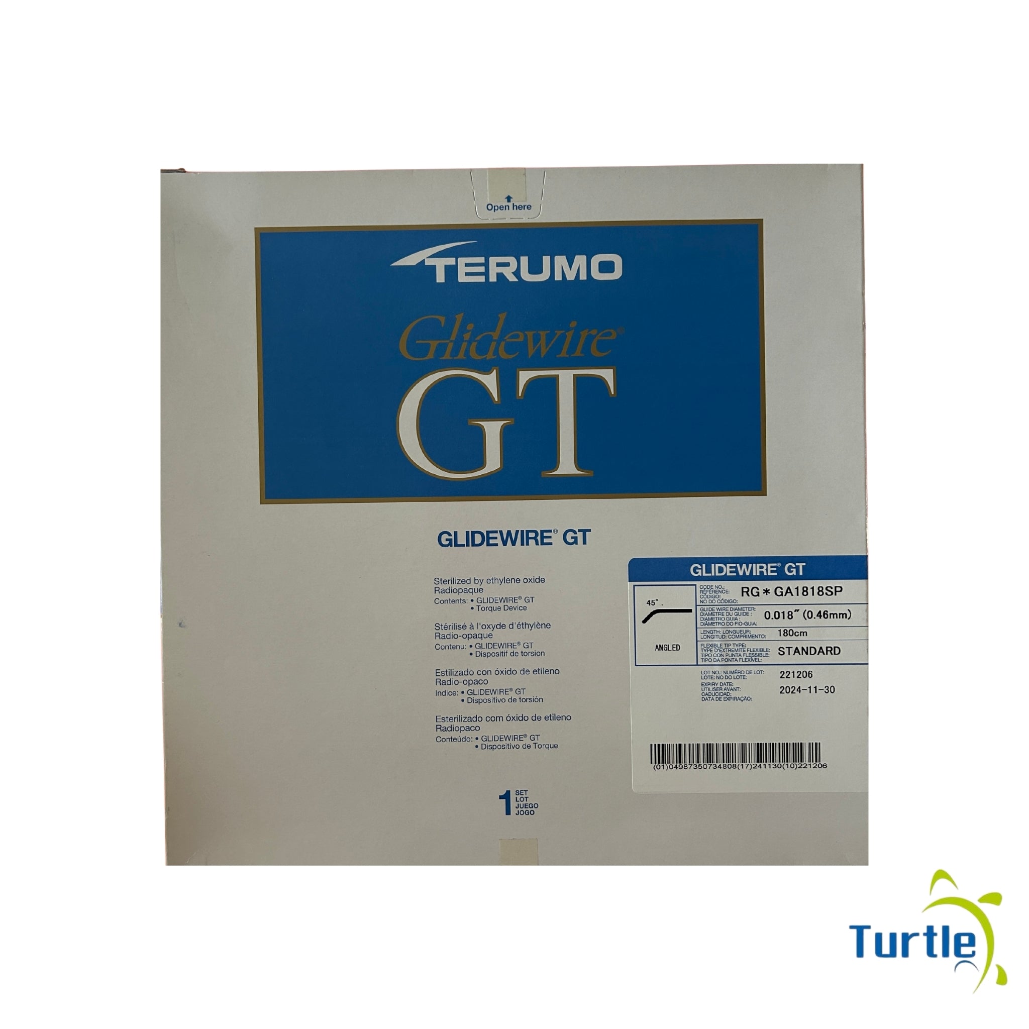 TERUMO Glidewire GT, Radiopaque - 0.018'' 180cm - 2024-10-31
