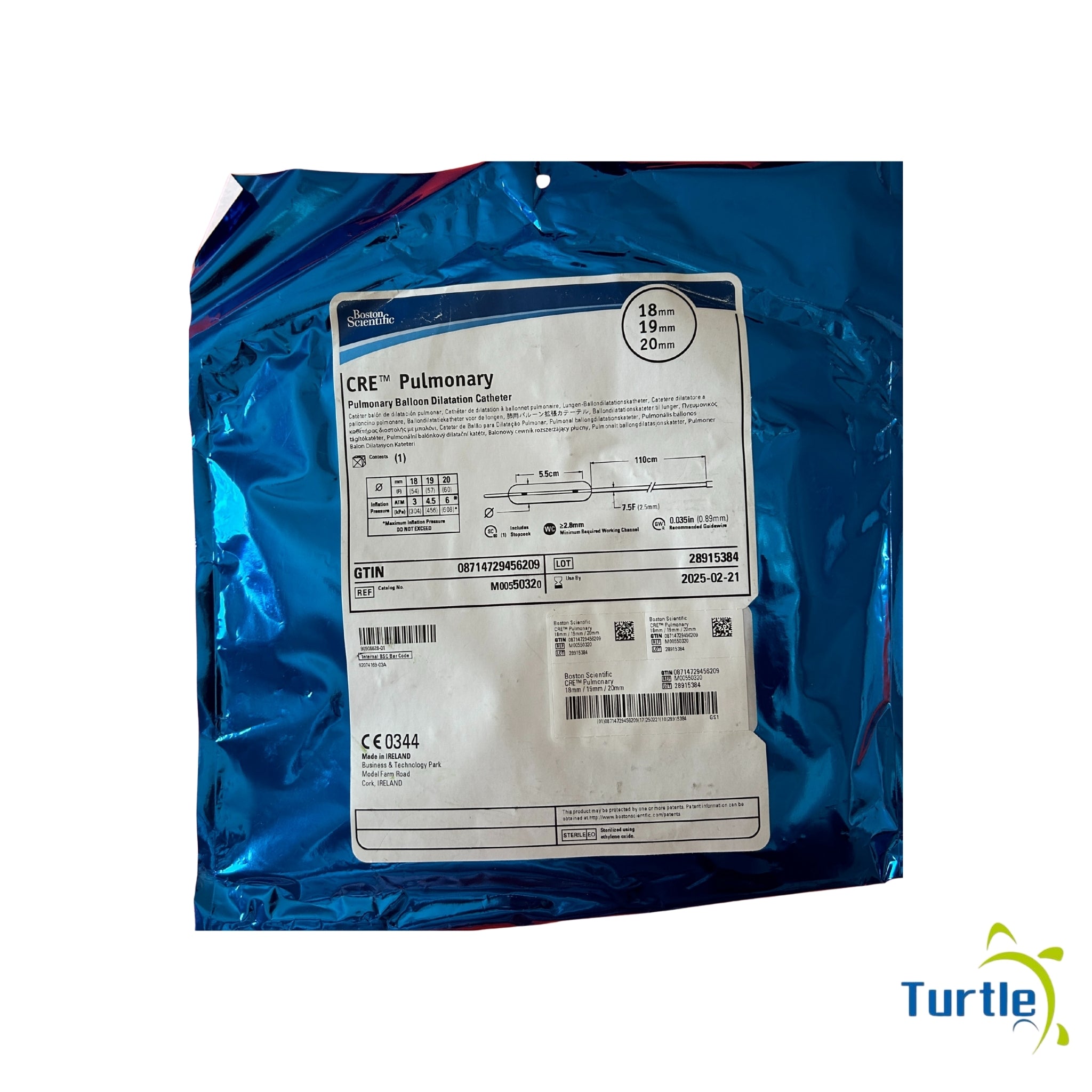 Boston Scientific CRE Pulmonary, Pulmonary Balloon Dilatation Catheter - 18mm 19mm 20mm - 2025-02-21