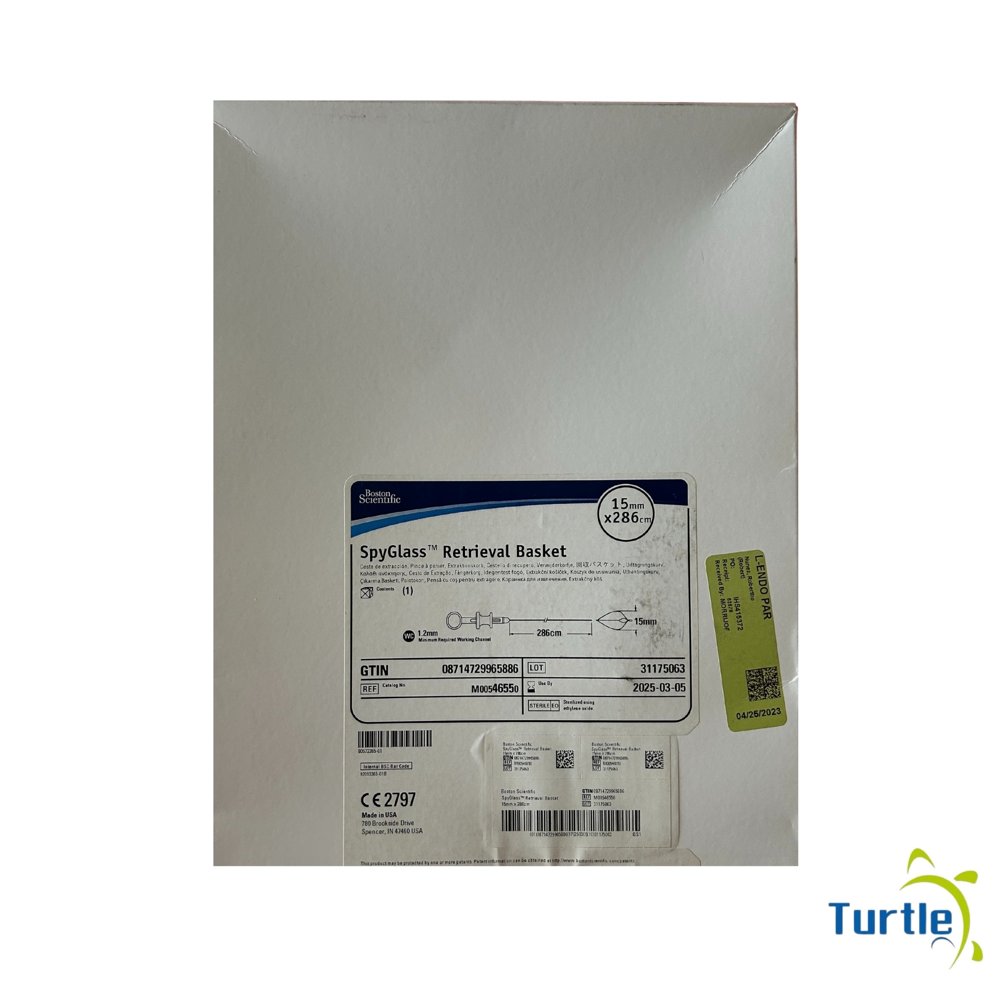 Boston Scientific SpyGlass Retrieval Basket - 15mm x 286cm - 2025-03-05