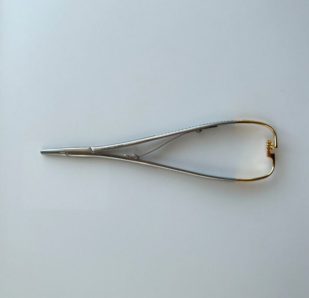 Mathieu needle holder Tungsten Carbide Inserts, 8in