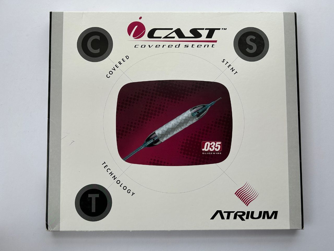 ATRIUM CAST covered stent 5mm x 16mm x 120 cm REF: 85450 DATE: 2014/03
