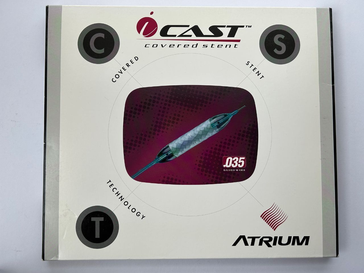 ATRIUM CAST covered stent 5mm x 59mm x 120 cm REF: 85411 DATE: 2012/11