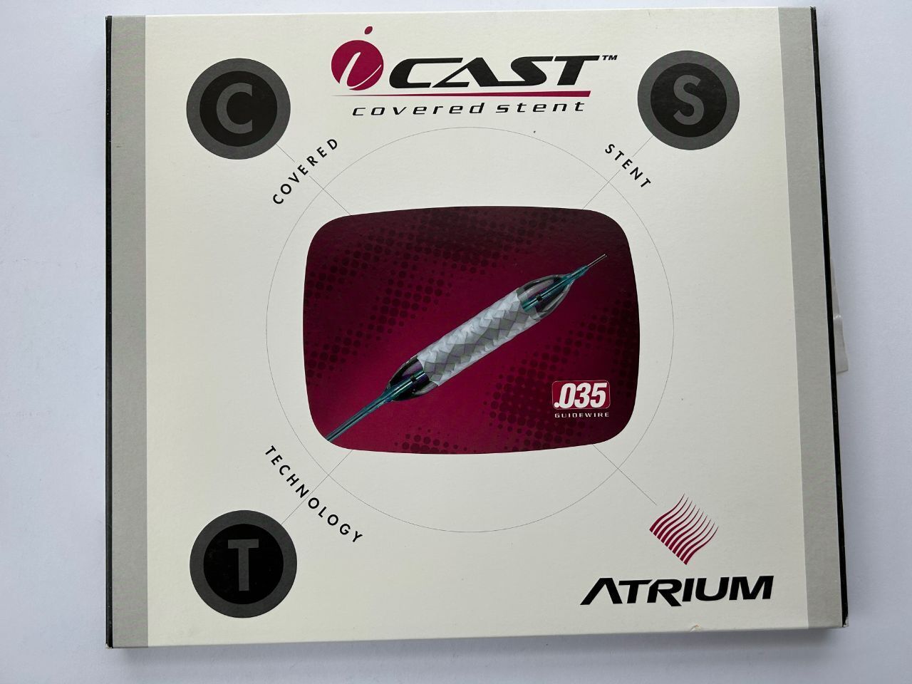 ATRIUM CAST covered stent 6mm x 16mm x 120 cm REF: 85452 DATE: 2014/03