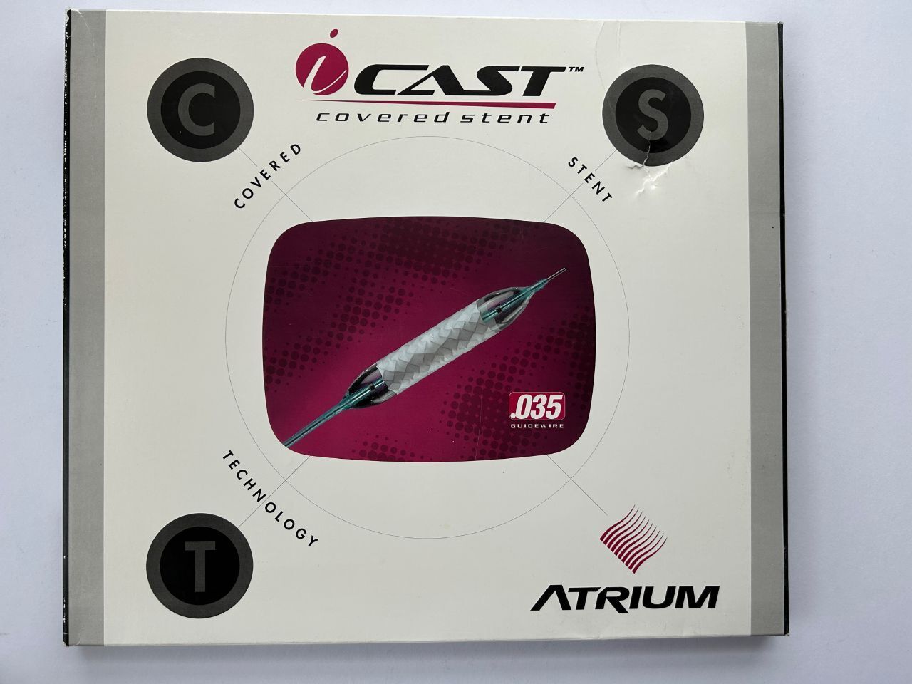 ATRIUM CAST covered stent 7mm x 22mm x 120cm REF: 85455 DATE: 2008/08