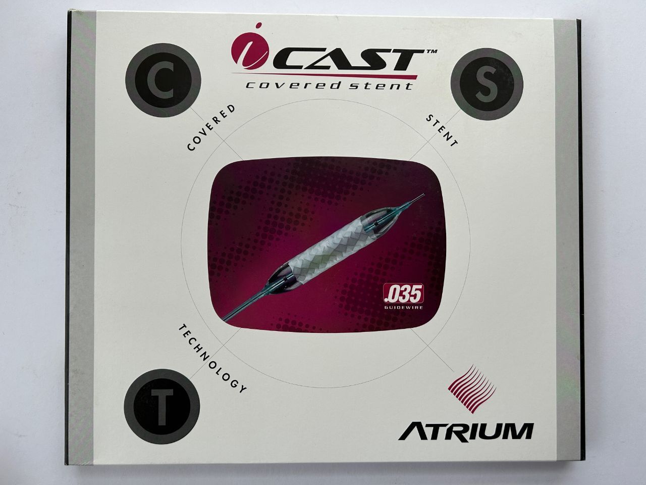 ATRIUM CAST covered stent 8mm x 59mm x 120cm REF: 85417 DATE: 2013/10