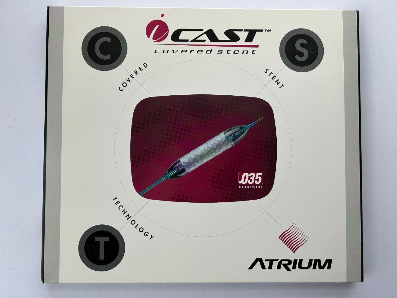 ATRIUM CAST covered stent 9mm x 38mm x 120cm REF: 85418 DATE: 2012/04