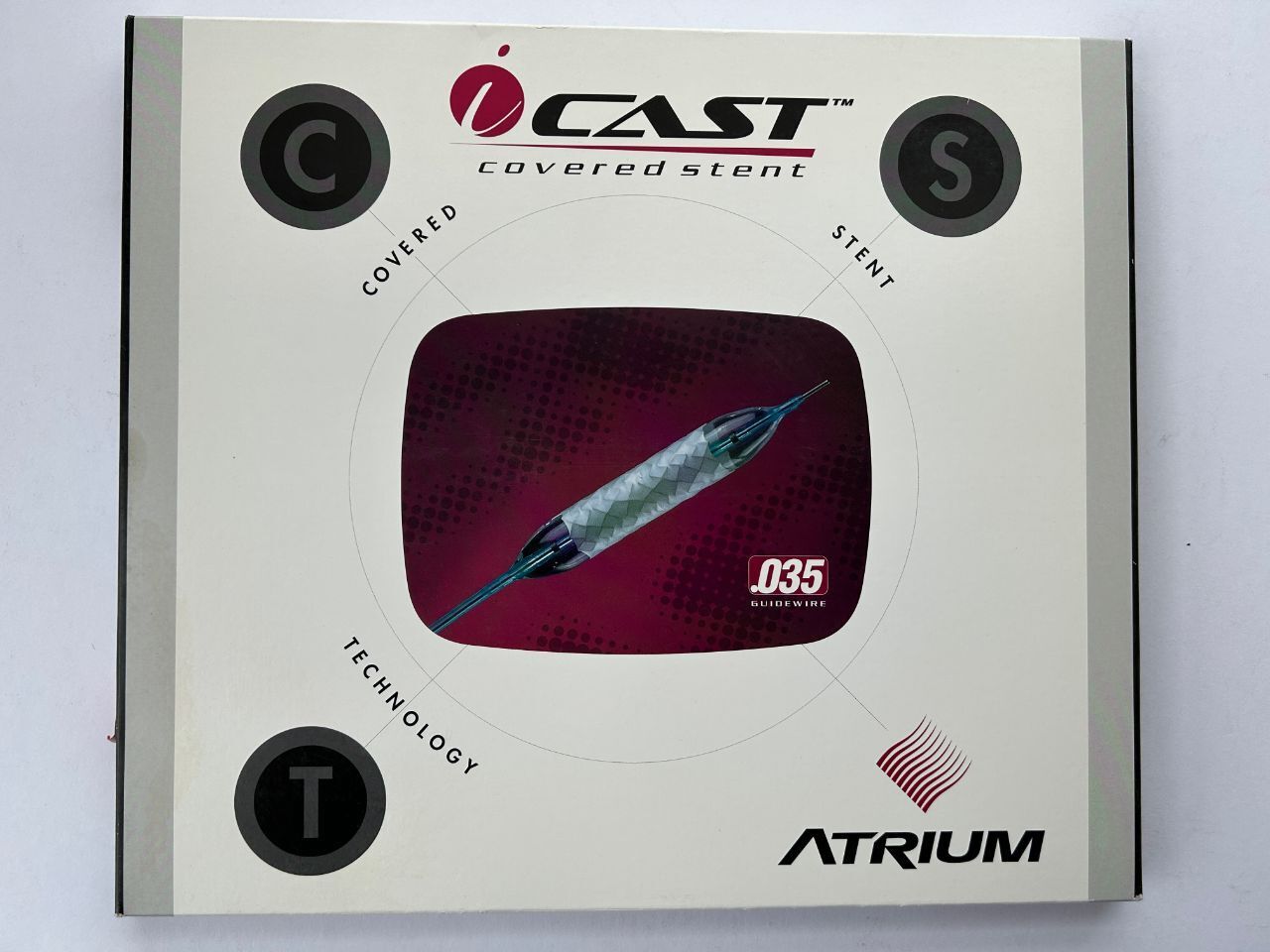ATRIUM CAST covered stent 10mm x 38mm x 120cm REF: 85424 DATE: 2013/05