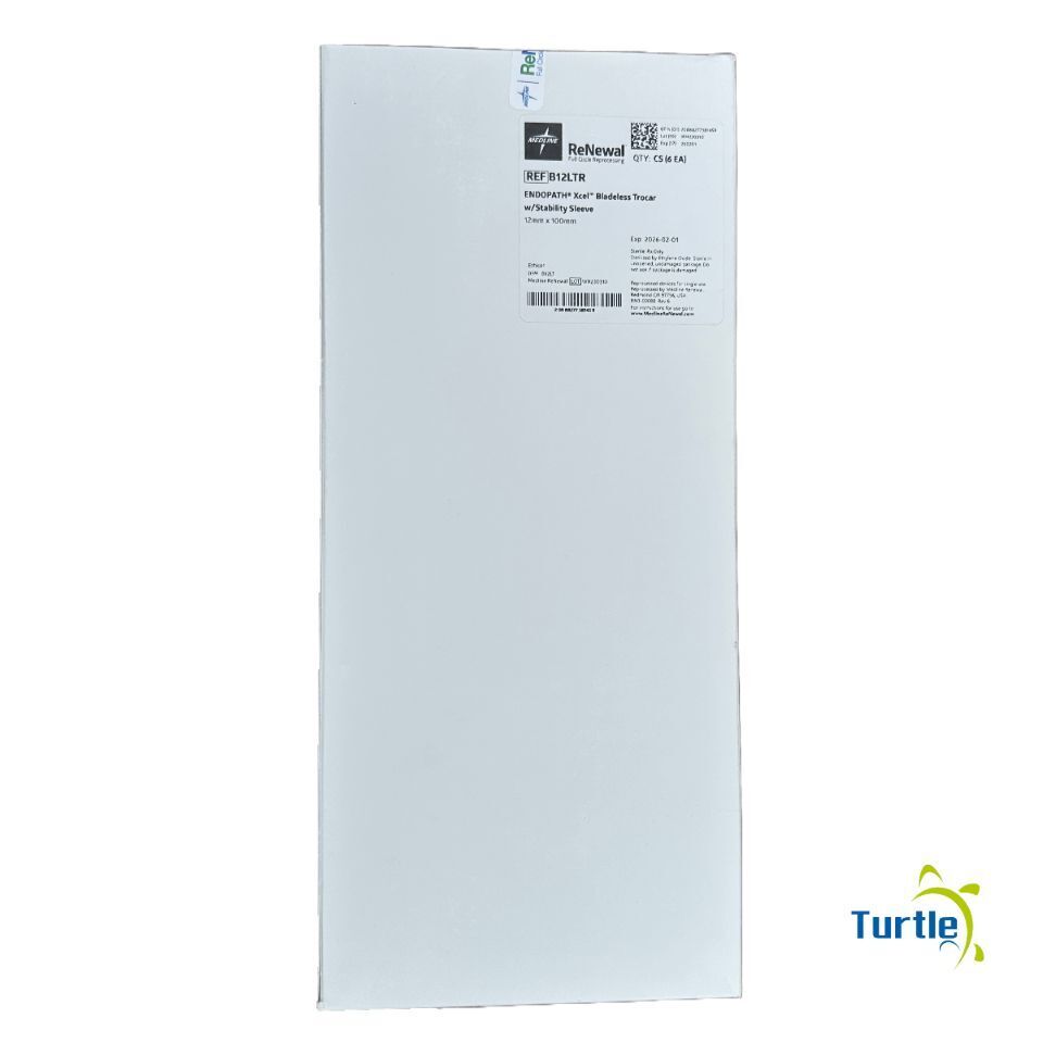 MedLine ReNewal Full Circle Reprocessing ENDOPATH Xcel Bladeless Trocar w/Stability Sleeve  Ref: B12LTR Use By Date: 2026-02-01