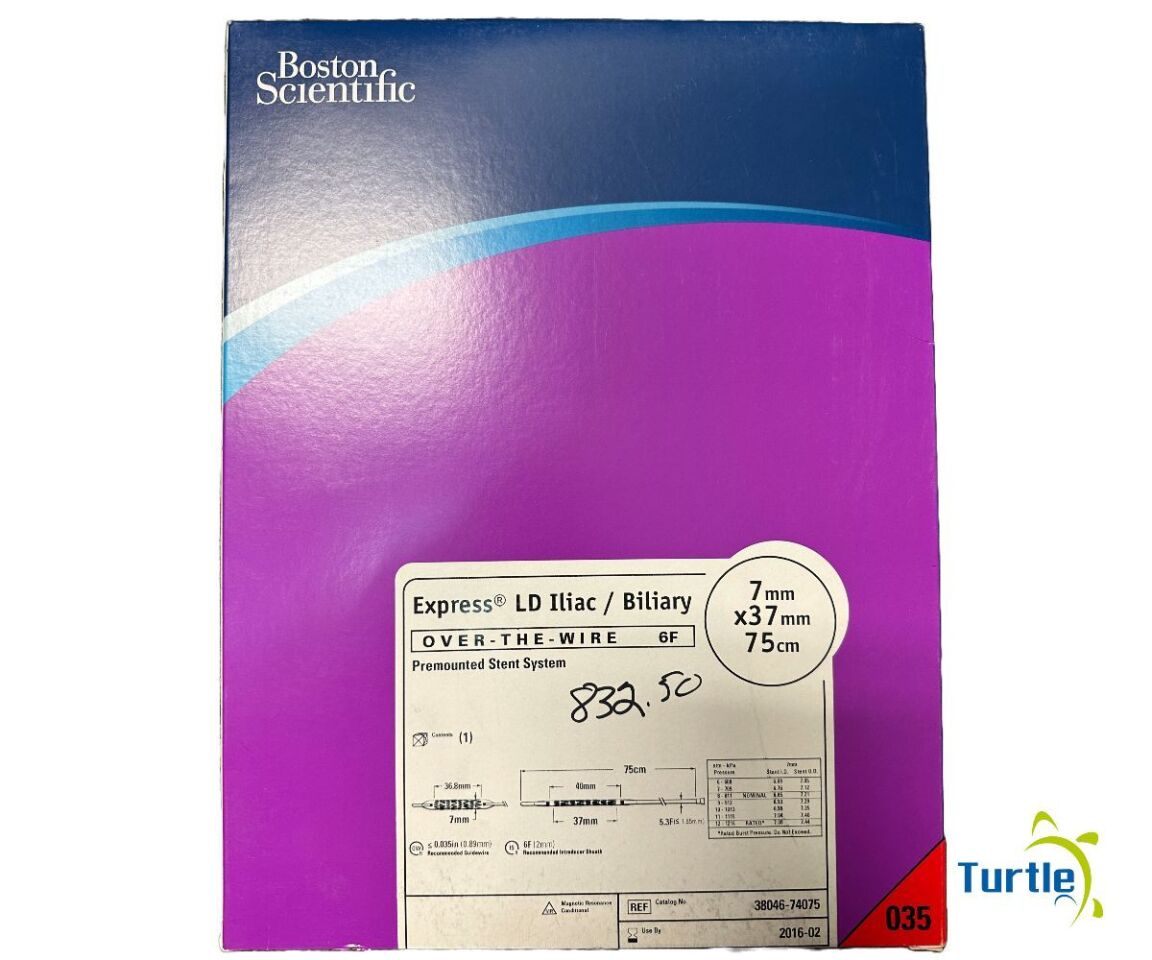 Boston Scientific Express LD Iliac / Biliary OVER-THE-WIRE 6F 7mm x 27 mm 75 cm Premounted Stent System REF 38046-73075 Expired
