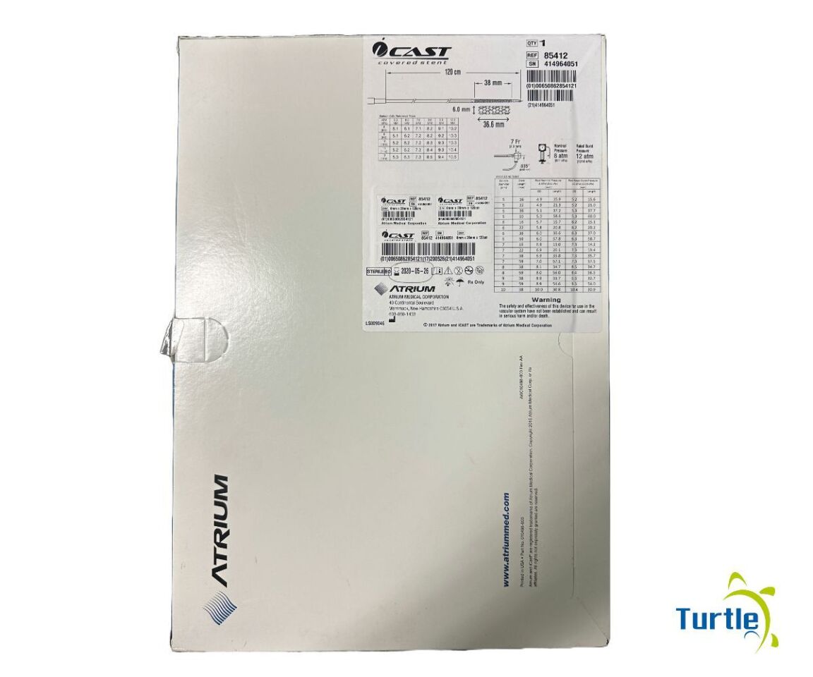 ATRIUM CAST Covered Stent 6.0mm x 38mm x 120cm REF 85412 Expired