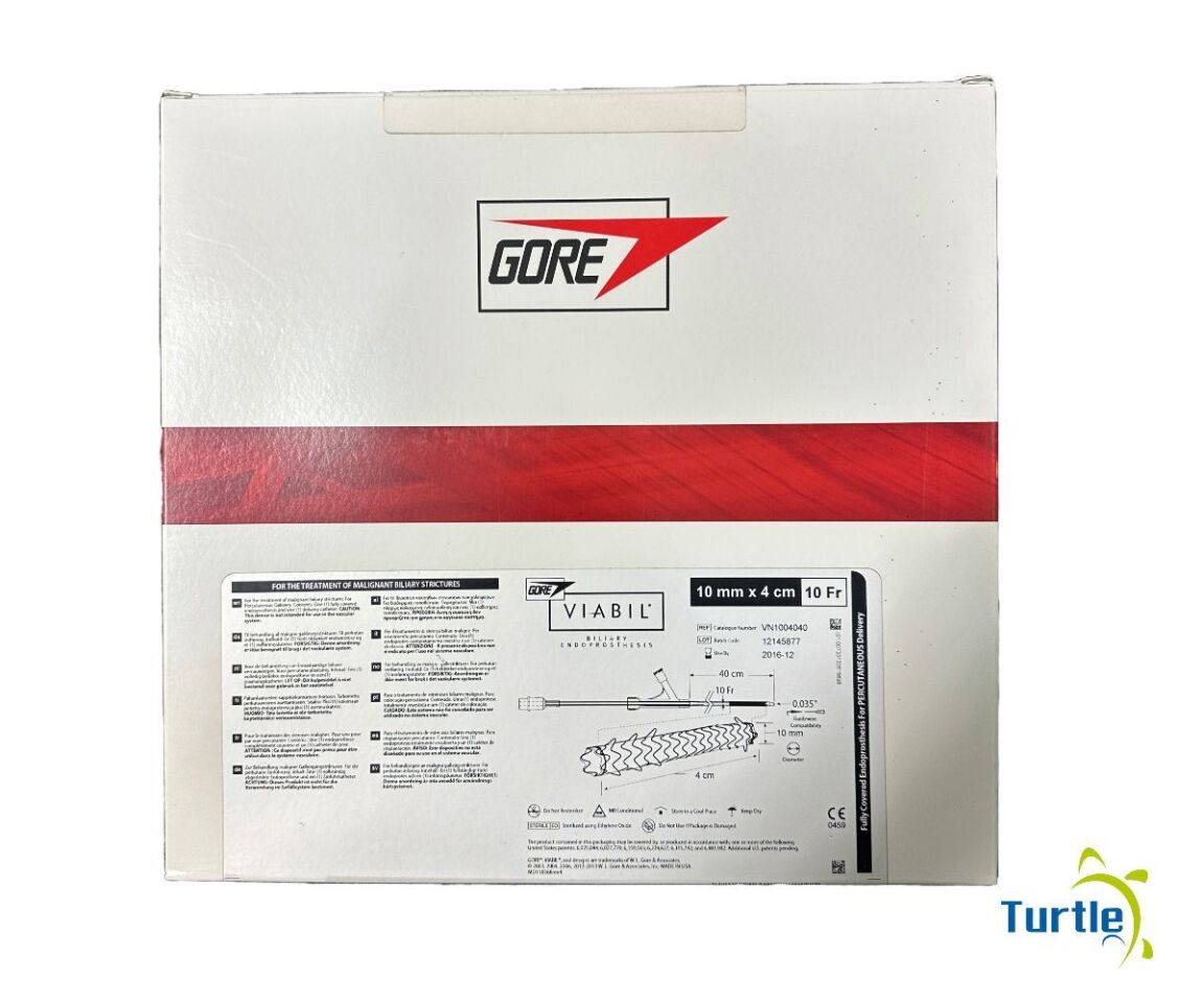 GORE VIABIL BILIARY ENDOPROSTHESIS 10mm x 4cm 10Fr REF VN1004040 Expired