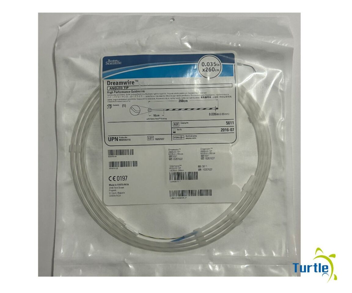Boston Scientific Dreamwire ANGLED TIP High Performance Guidewire 0.035in x 260cm REF 5611 EXPIRED