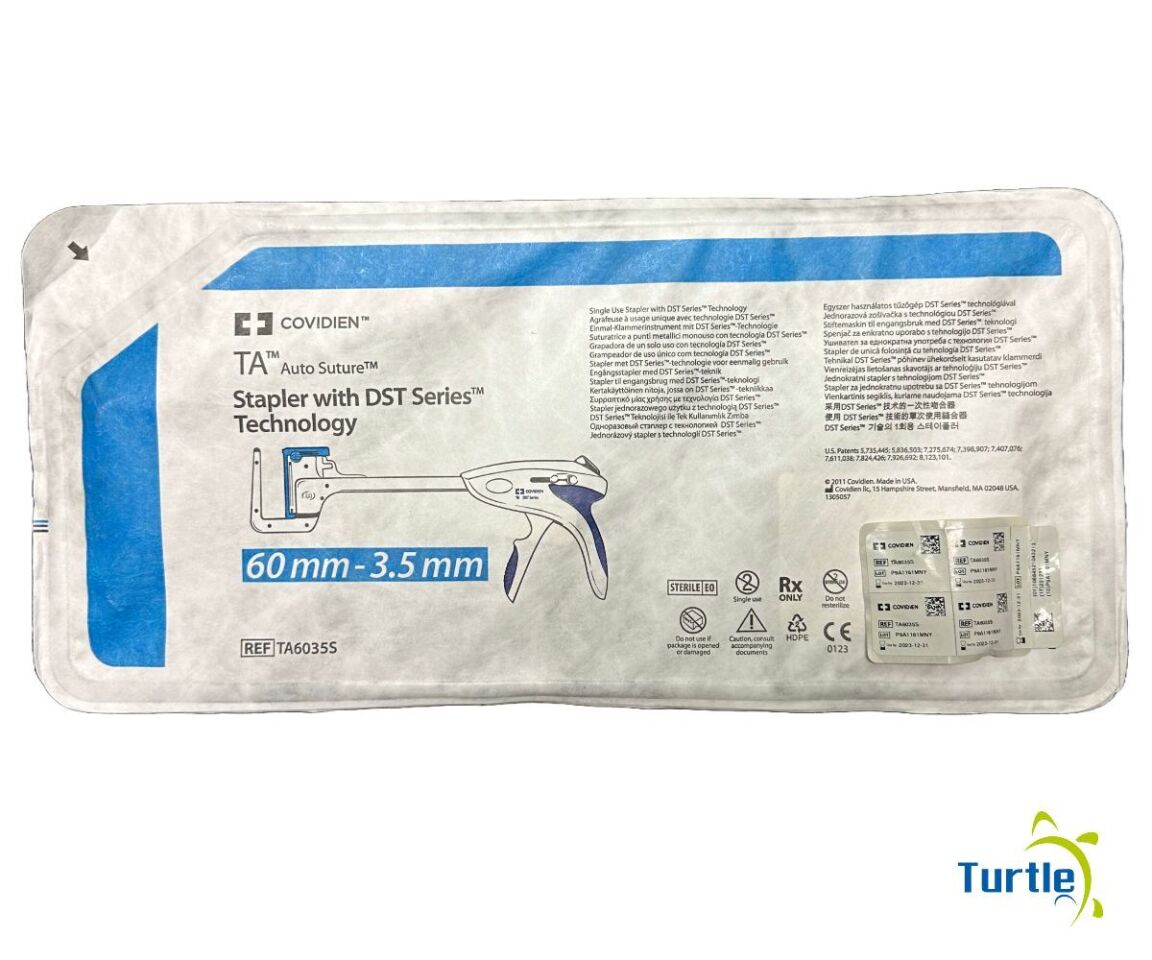 Covidien TA Auto Suture Stapler with DST Series Technology 60 mm - 3.5 mm REF TA6035S Expired