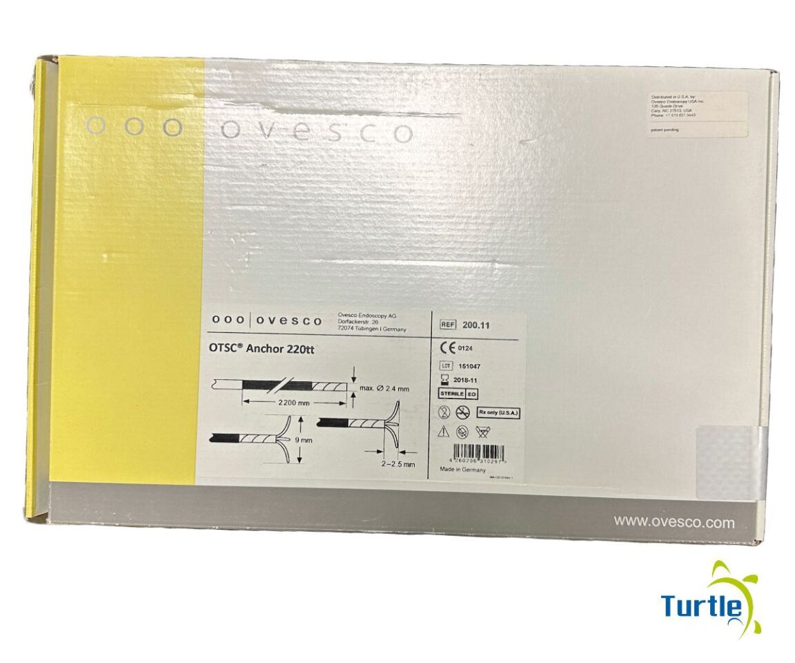 Ovesco OTSC Anchor 220tt 2200mm 9mm 2-2.5mm max 2.4mm REF 200.11 EXPIRED
