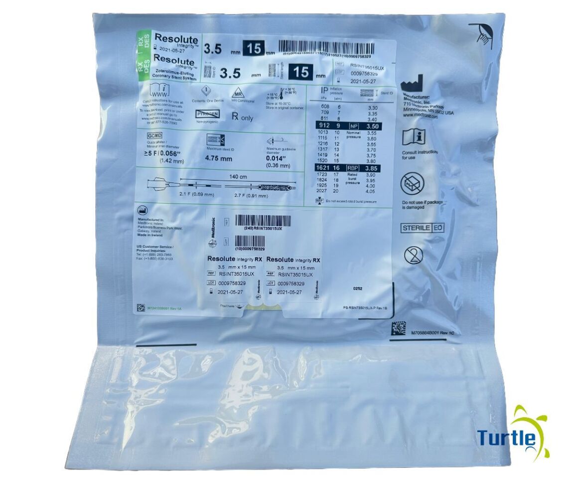 Medtronic Resolute Integrity Zotarolimus-Eluting Coronary Stent System 3.5mm 15mm REF RSINT35015UX EXPIRED