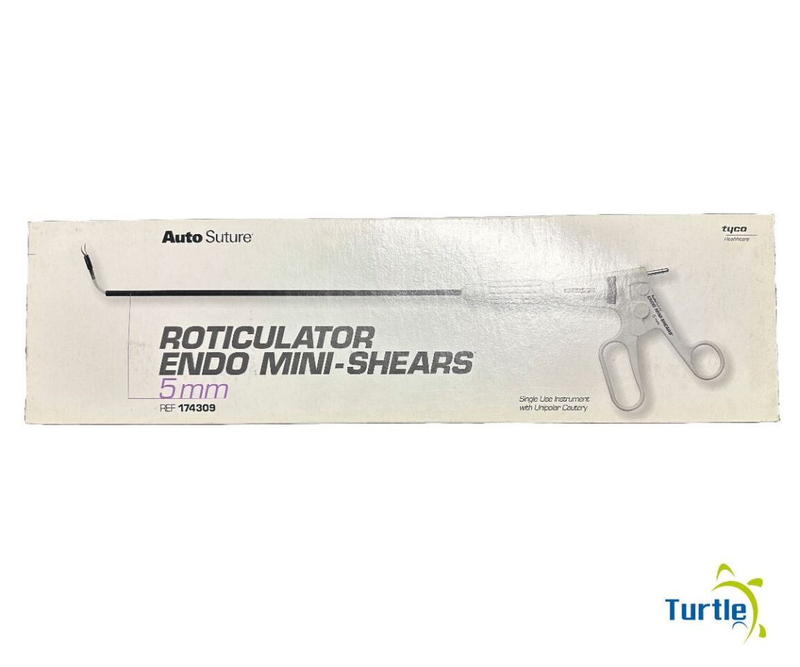 TYCO ROTICULATOR ENDO MINI-SHEARS 5mm Auto Suture REF 174309 EXPIRED