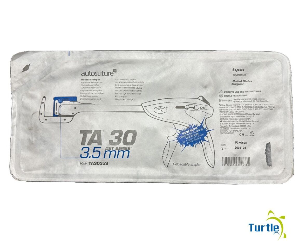 Tyco autosuture Reloadable stapler TA 30 DST SERIES 3.5mm REF TA3035S EXPIRED