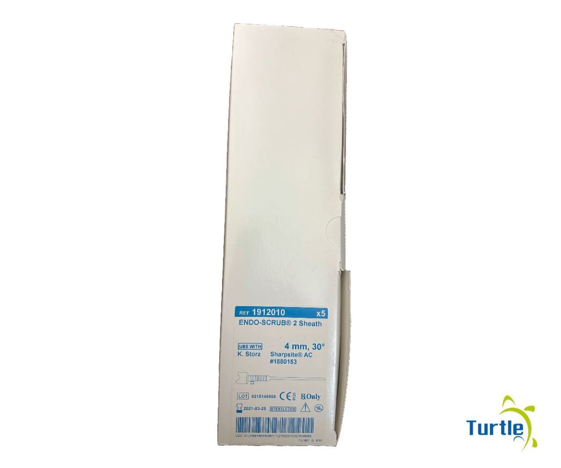 Medtronic ENDO-SCRUB 2 Sheath 4 mm, 30 degree Sharpsite AC USE WITH K. STORZ BOX of 5 REF 1912010 EXPIRED