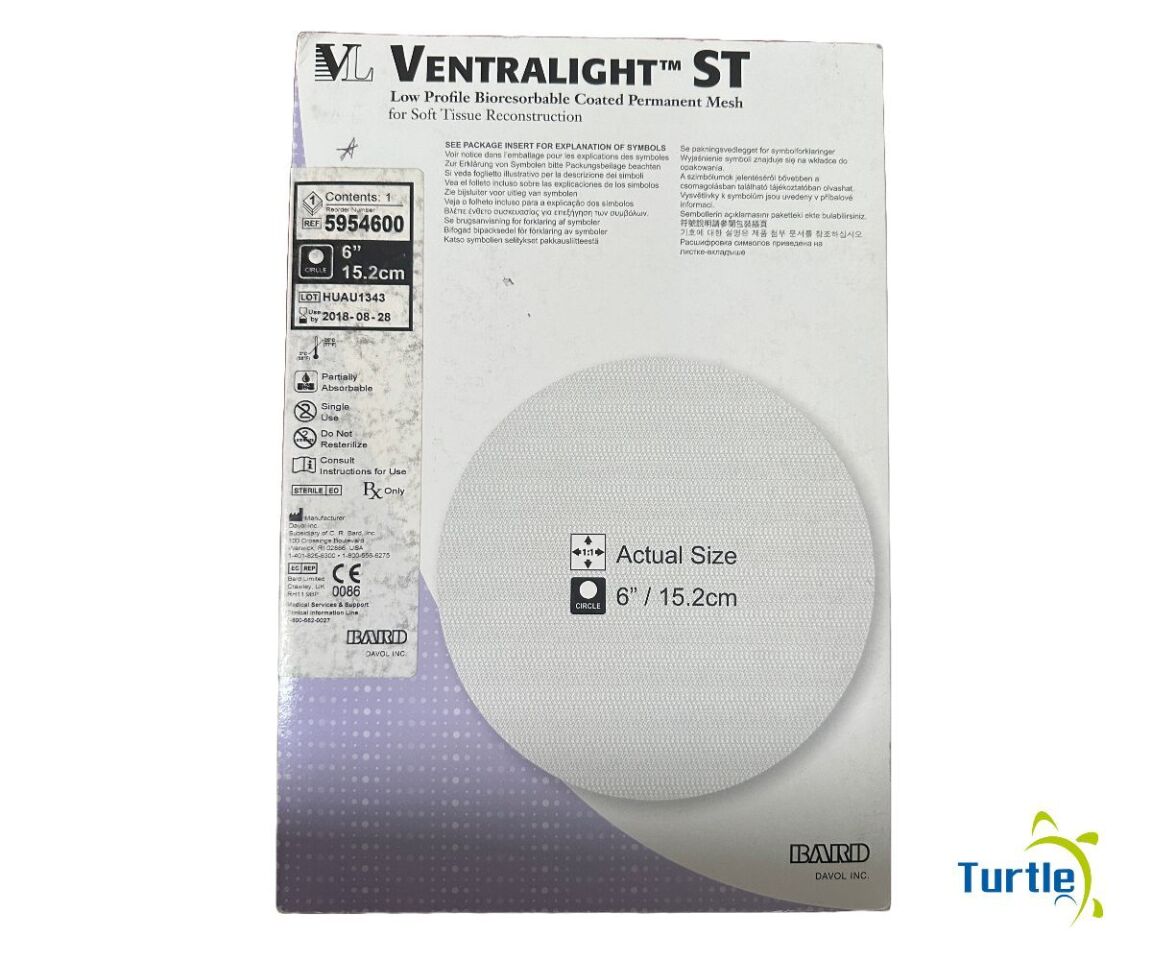 BARD VENTRALIGHT ST MESH CIRCLE 15.2cm REF 5954600 EXPIRED