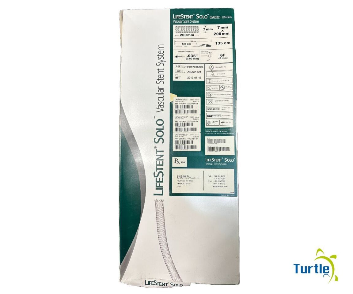 Bard LIFESTENT Solo Vascular Stent System 135cm 7mm x 200mm REF EX072003CL EXPIRED