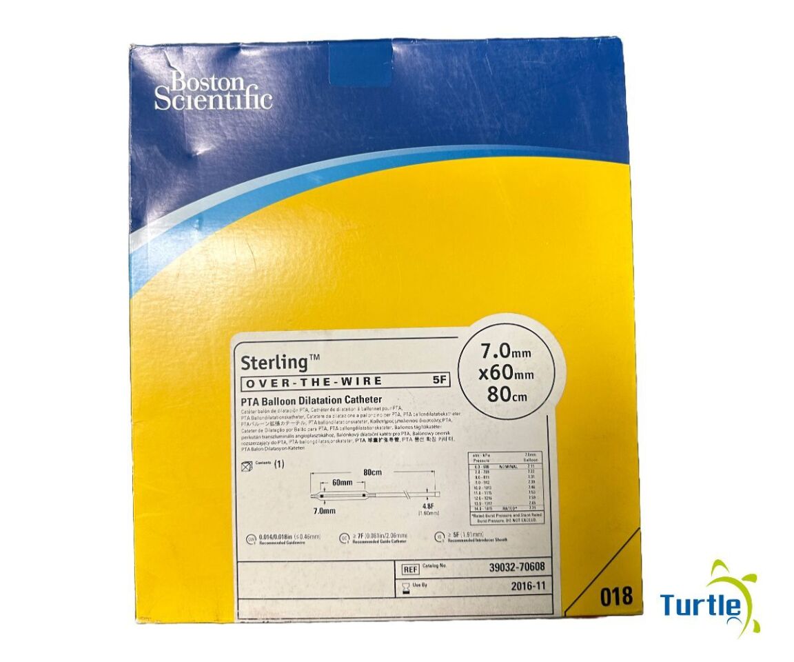 Boston Scientific Sterling OVER-THE-WIRE 5F PTA Balloon Dilatation Catheter 7.0mm x 60mm 80cm REF 39032-70608 EXPIRED