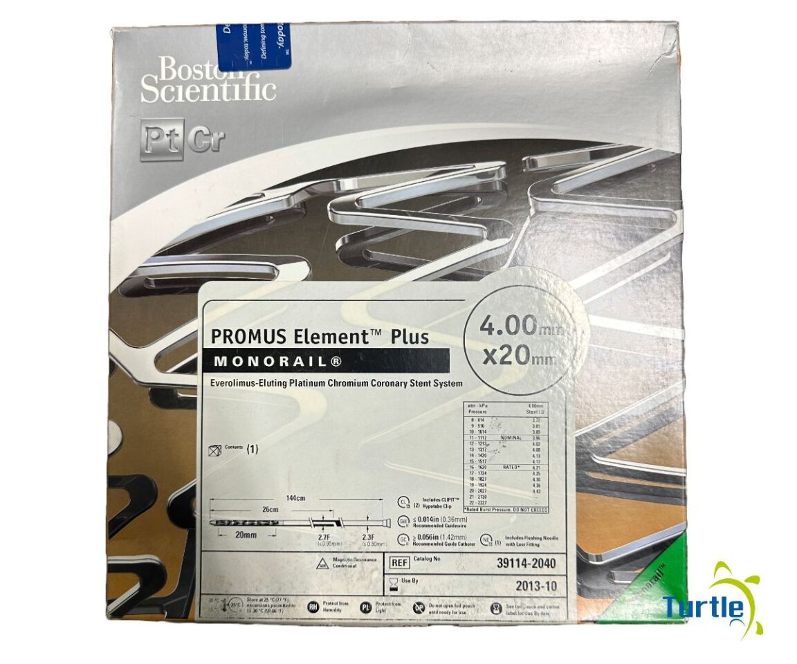 Boston Scientific PROMUS Element Plus MONORAIL Everolimus-Eluting Platinum Chromium Coronary Stent System REF 39114-2040 EXPIRE