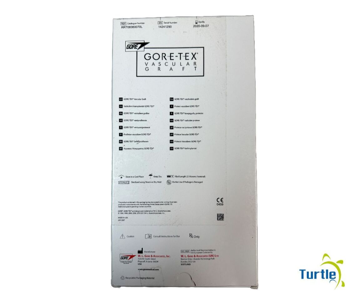 GORE-TEX VASCULAR GRAFT Thin-walled Removable Ringed, 6mm ID, Ringed Section 60cm REF RRT06060070L EXPIRED