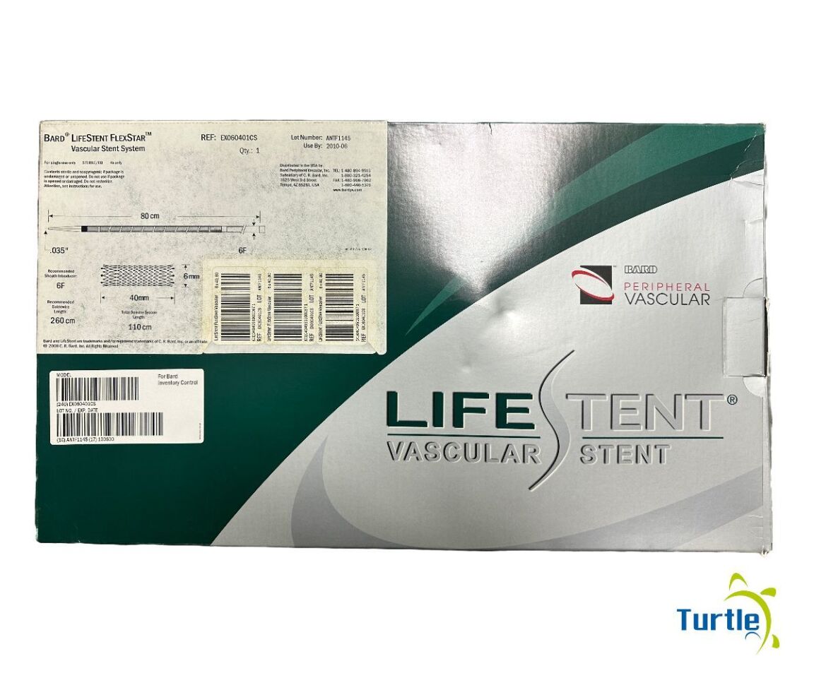 BARD LIFESTENT FLEXSTAR Vascular Stent System  6mm x 40mm 80cm REF EX060401CS EXPIRED