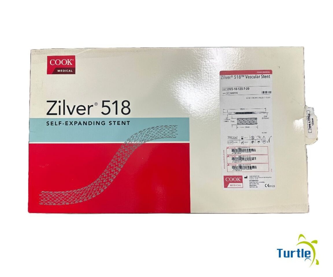 COOK MEDICAL Zilver 518 SELF-EXPANDING STENT Vascular Stent 7mm x 20mm 125cm REF ZIV5-18-125-7-20 EXPIRED