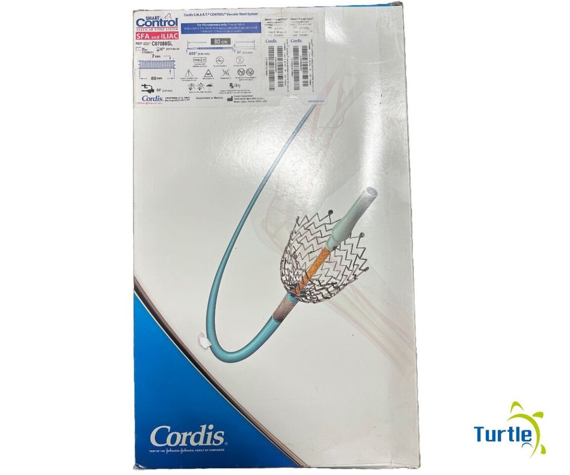 Cordis S.M.A.R.T. CONTROL Vascular Stent Svstem SFA and ILIAC REF C07080SL 7mm 80mm 6F EXPIRED