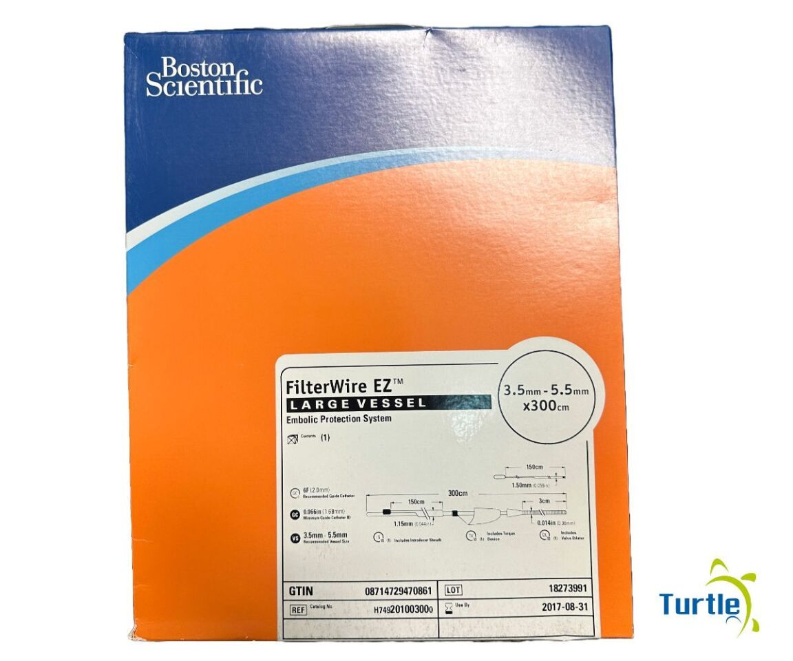Boston Scientific FilterWire EZ LARGE VESSEL Embolic Protection System 3.5mm - 5.5mm x 300 cm REF H749201003000 EXPIRED