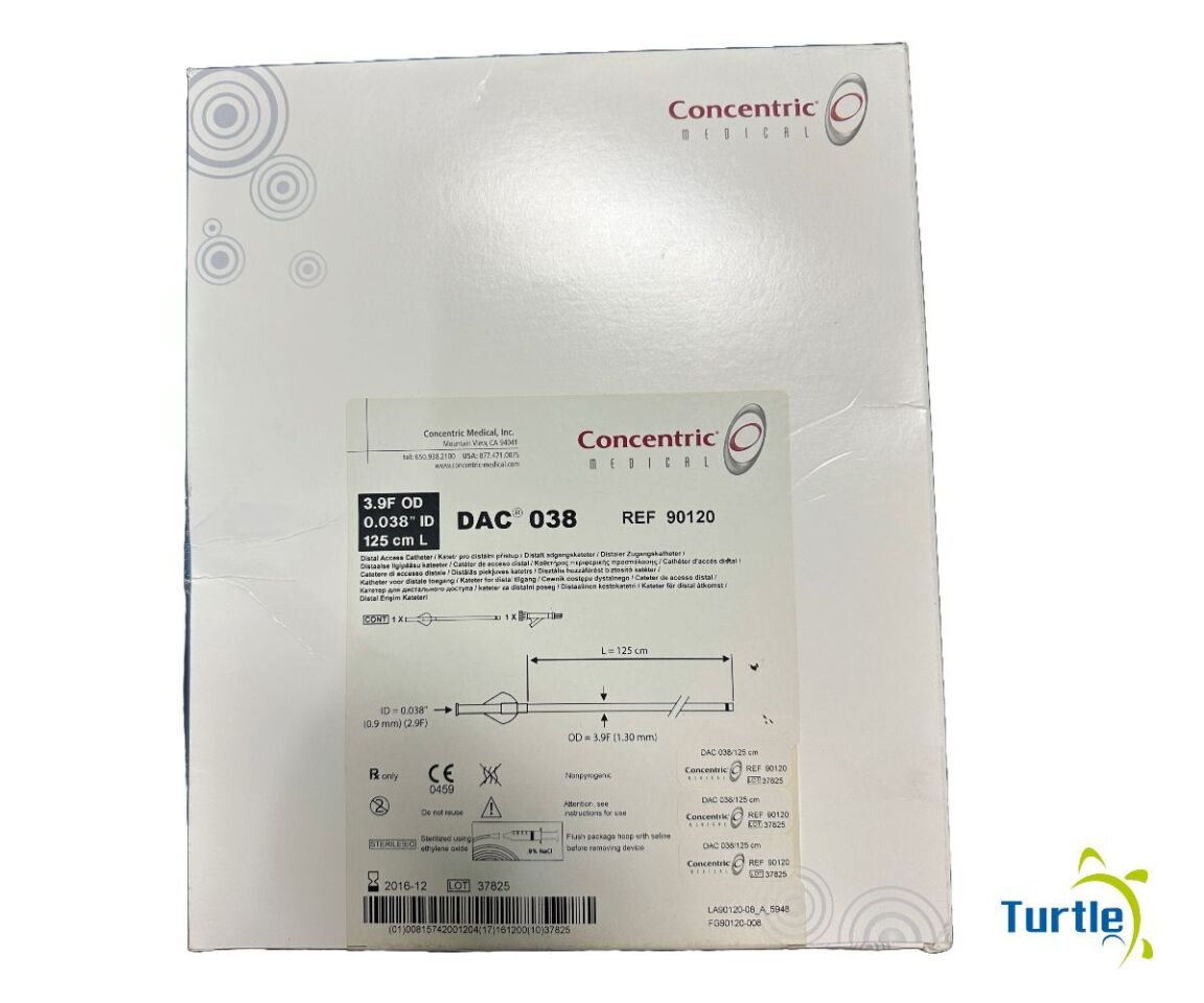 Concentric Medical DAC 038 3.9F OD 0.038in ID 125 cm L REF 90120 EXPIRED