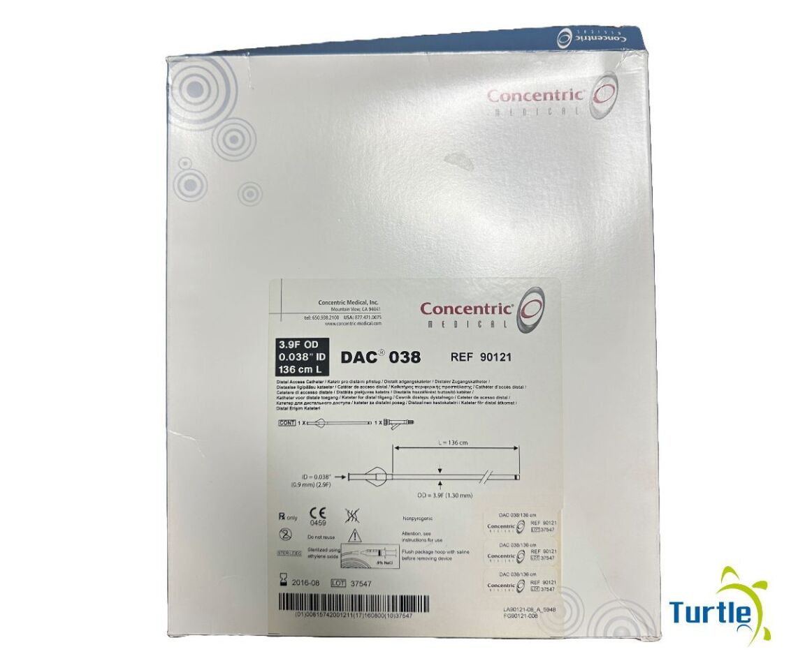 Concentric Medical DAC 038 3.9F OD 0.038in ID 136cm L REF 90121 EXPIRED